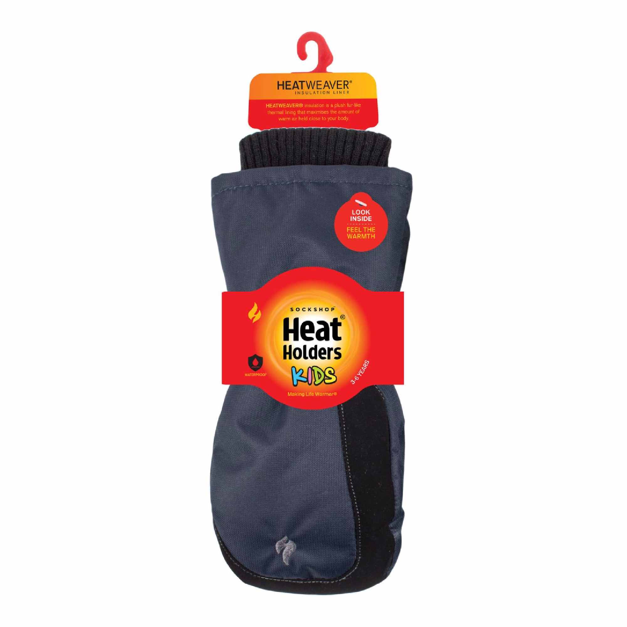 Heat Holders - Kids Thermal Fleece Mitts | Warm Ski Gloves for Winter - Picture 3 of 9