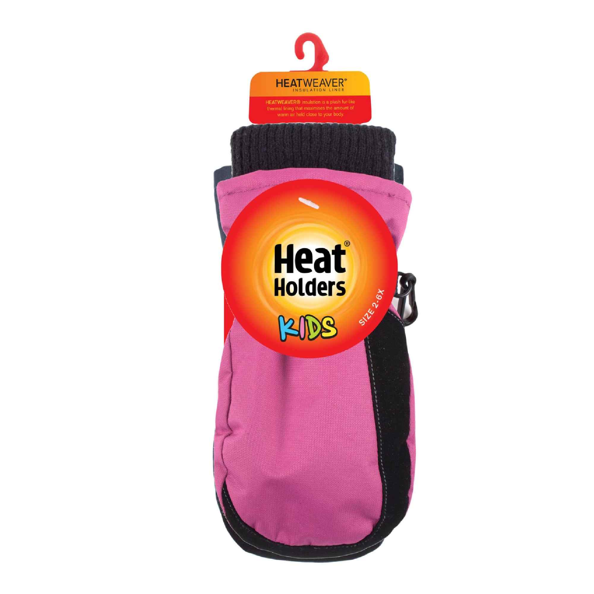 Heat Holders - Kids Thermal Fleece Mitts | Warm Ski Gloves for Winter - Picture 7 of 9