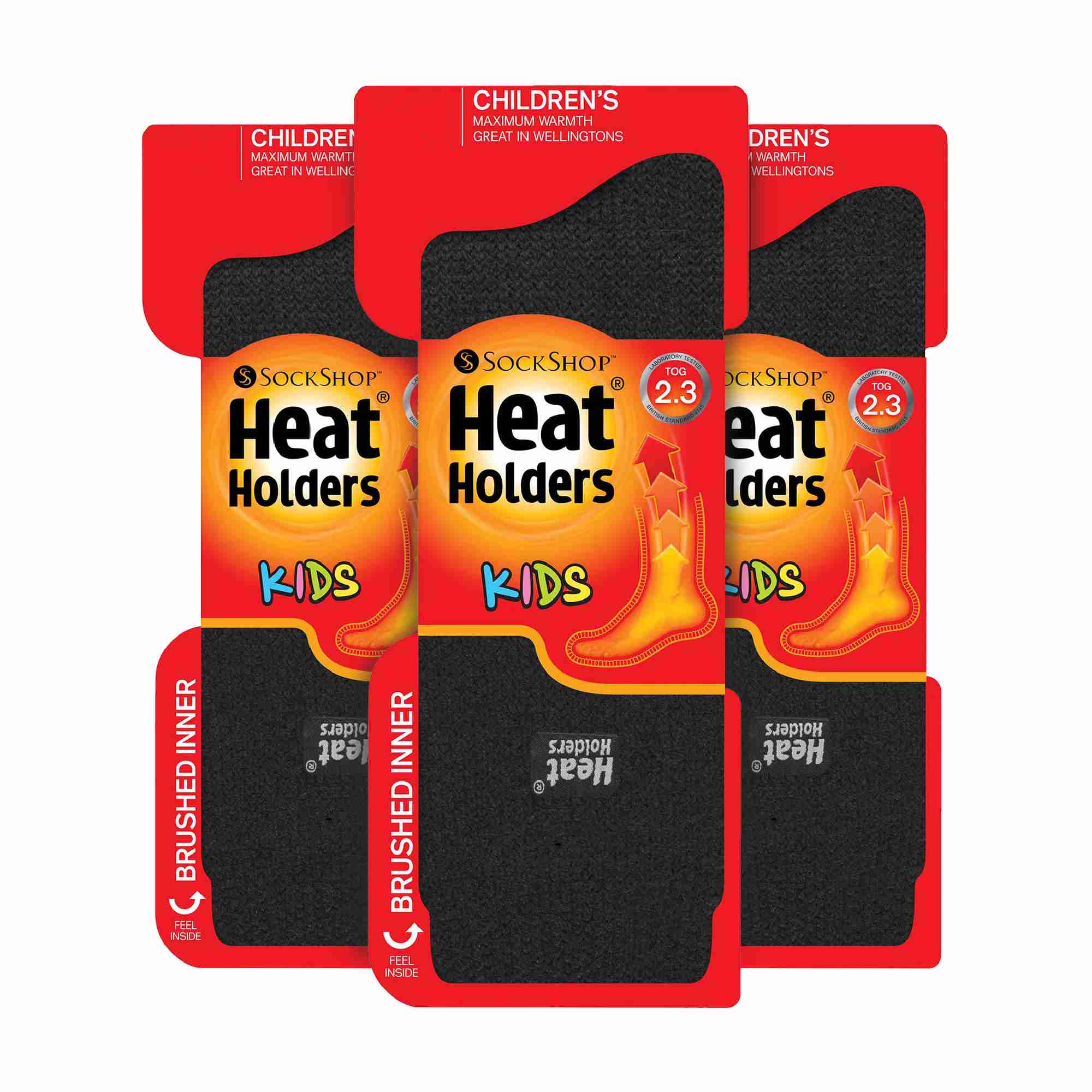 3 Pairs Childrens Ultimate Warm 2.3 TOG Winter Thermal Socks - Picture 3 of 41