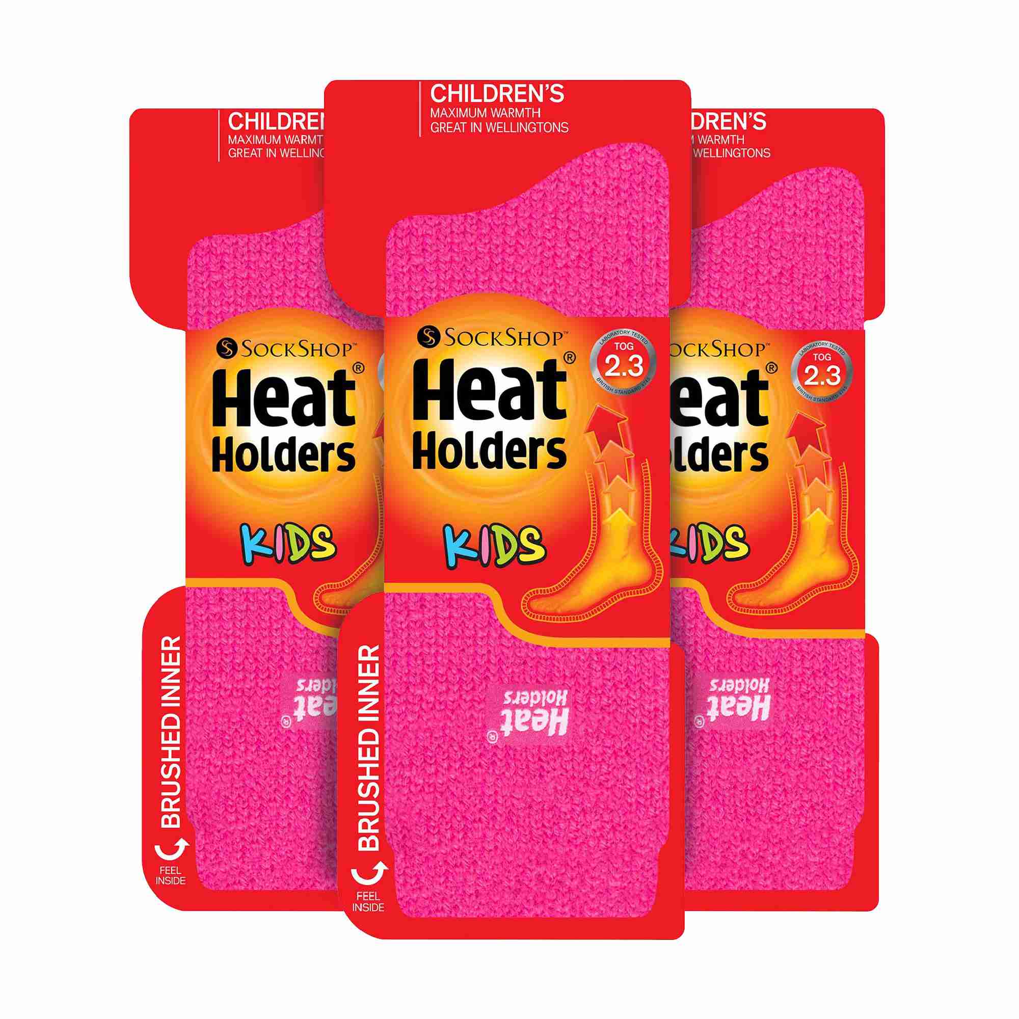 3 Pairs Childrens Ultimate Warm 2.3 TOG Winter Thermal Socks - Picture 13 of 41