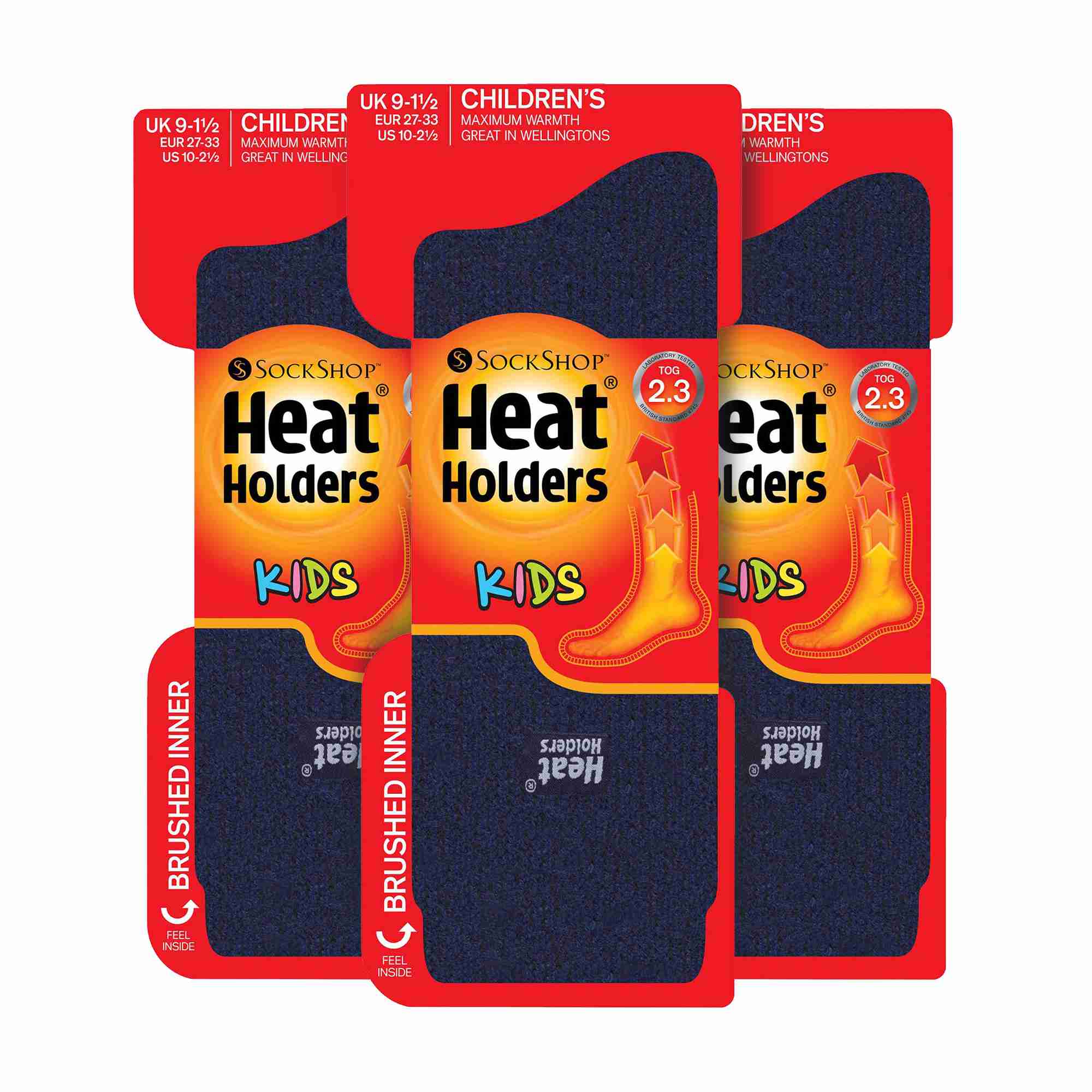 3 Pairs Childrens Ultimate Warm 2.3 TOG Winter Thermal Socks - Picture 18 of 41
