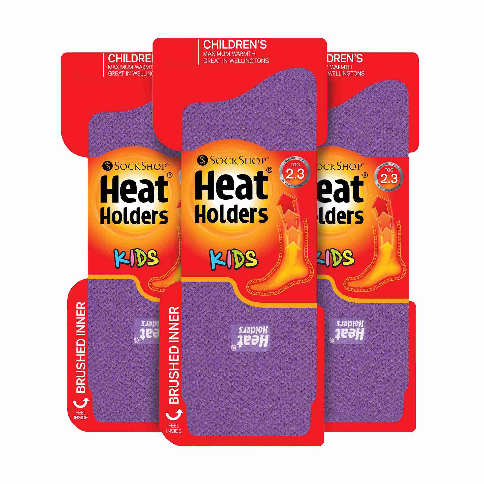 3 Pairs Childrens Ultimate Warm 2.3 TOG Winter Thermal Socks - Picture 23 of 41