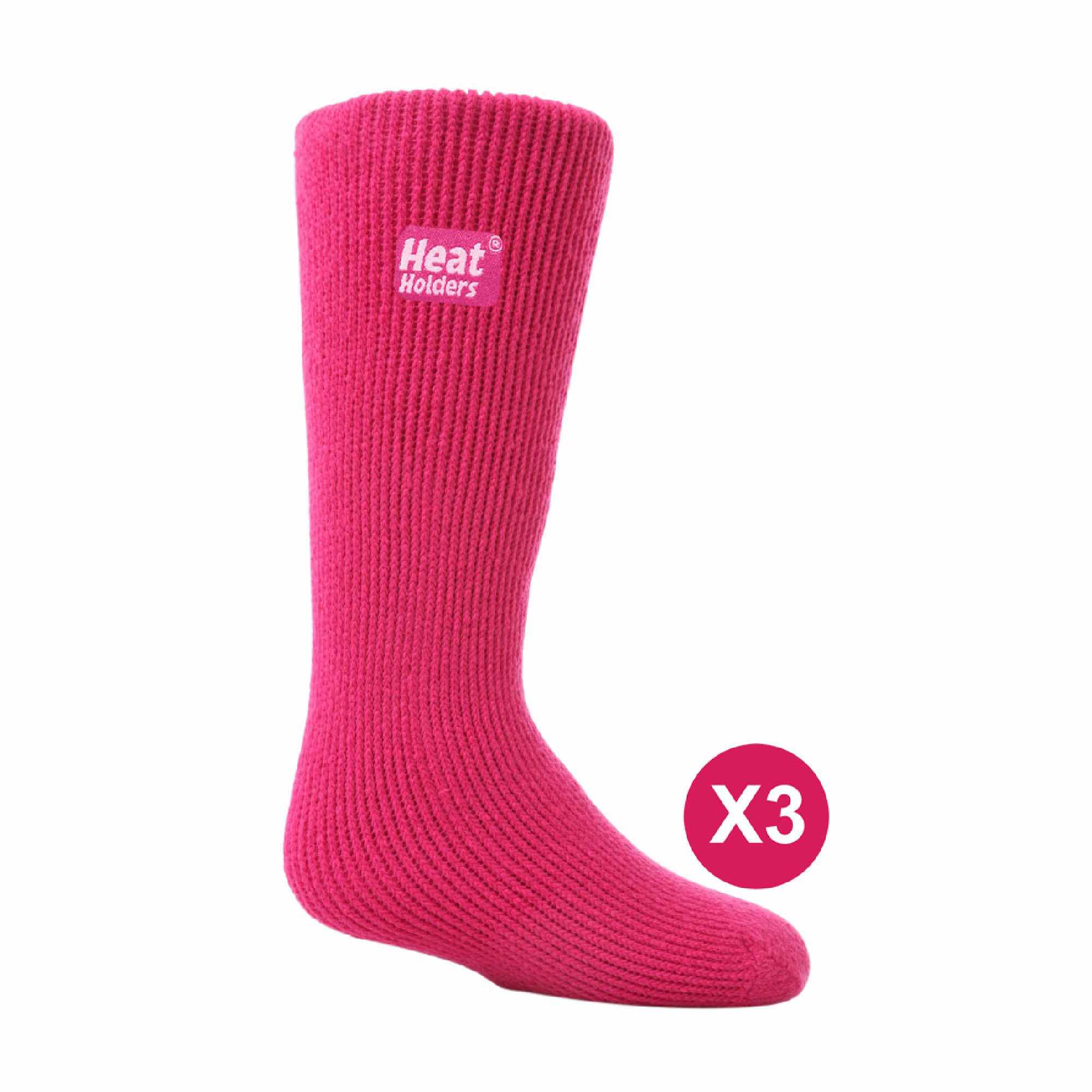 3 Pairs Childrens Ultimate Warm 2.3 TOG Winter Thermal Socks - Picture 27 of 41