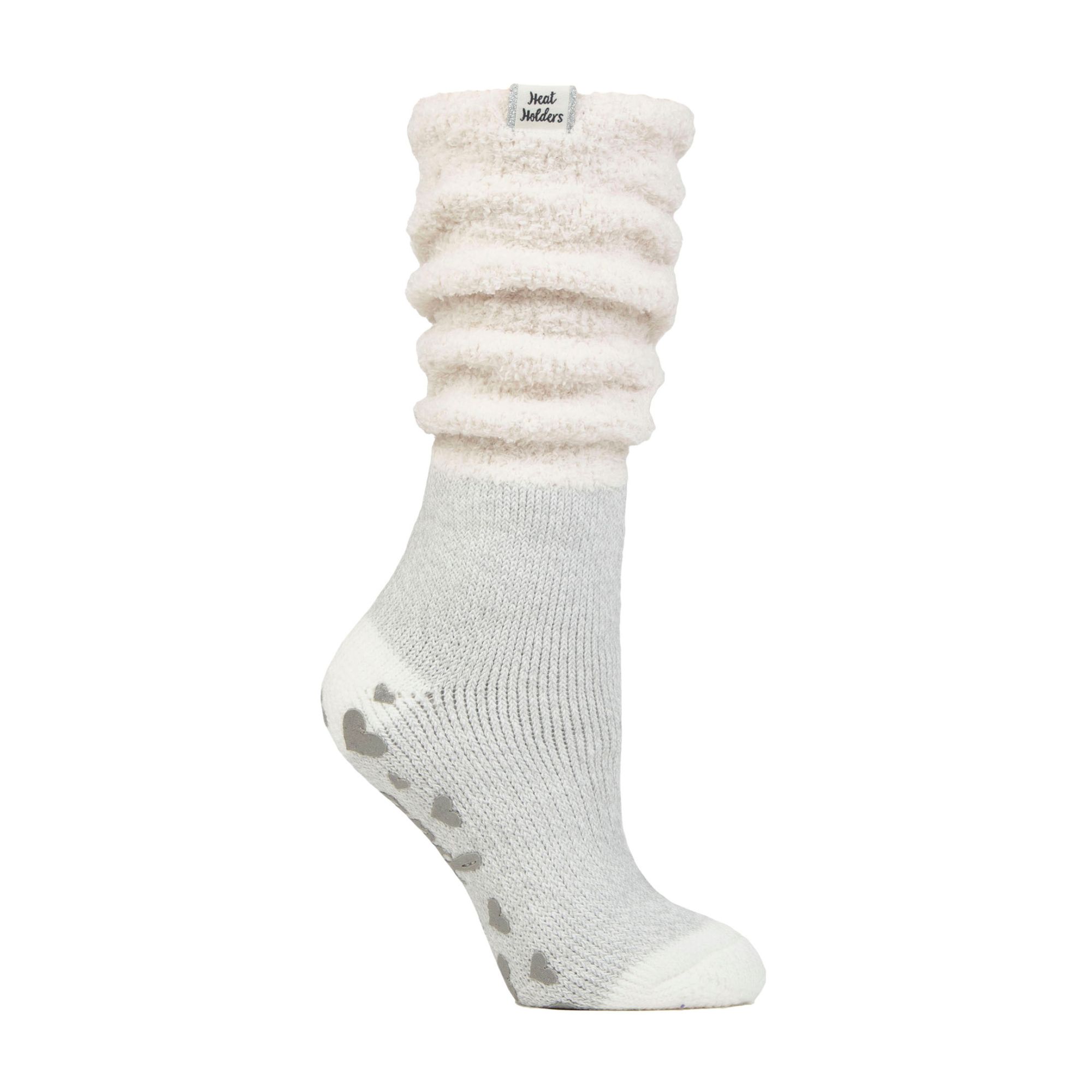 Ladies Fluffy Slouch Top Non Slip Thermal Bed Socks - Picture 12 of 21