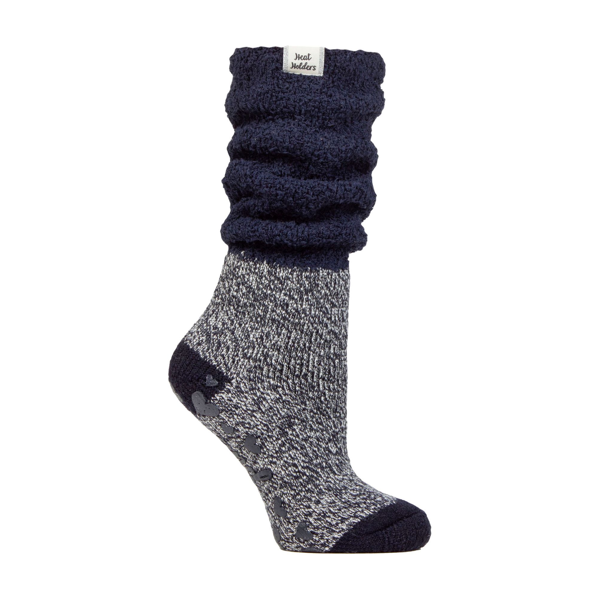 Ladies Fluffy Slouch Top Non Slip Thermal Bed Socks - Picture 17 of 21