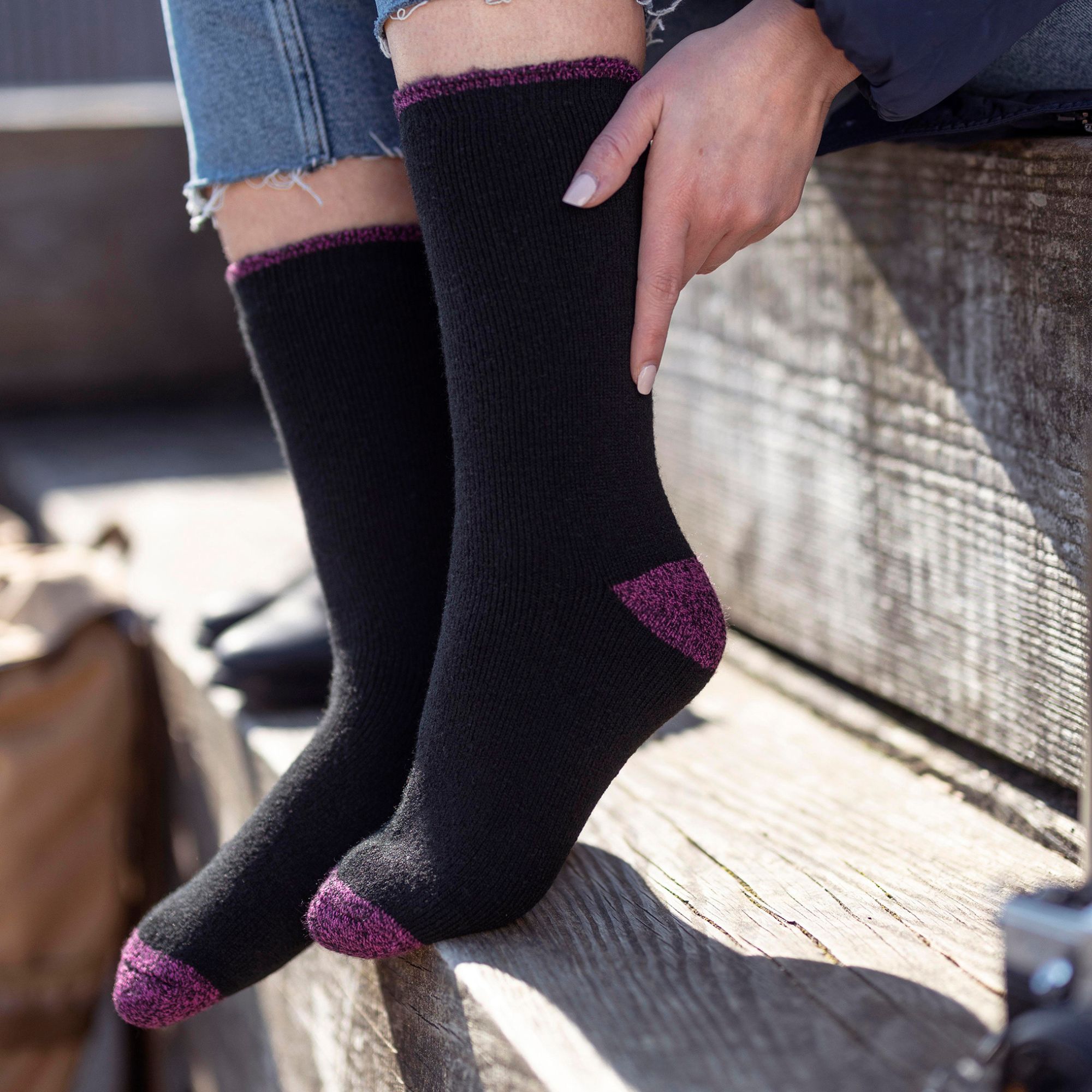 Heat Holders - Femmes Chaussettes Thermiques Hiver | Chaudes 2024 Chaussettes Polaire