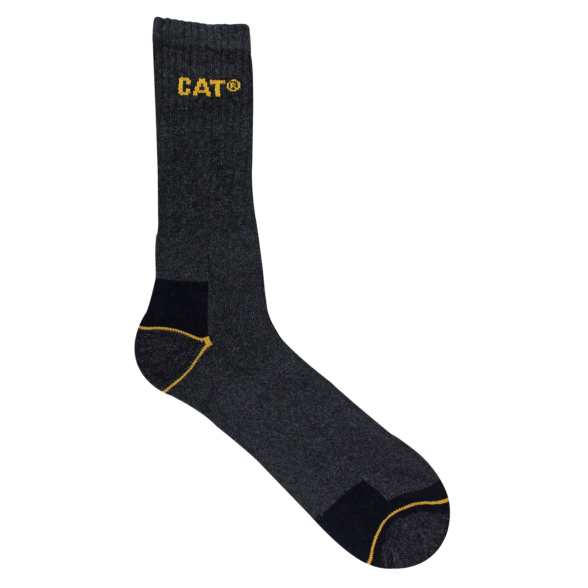 Mens 3 Pack Real Work Socks with Cushioned Heel & Toe - Picture 6 of 11