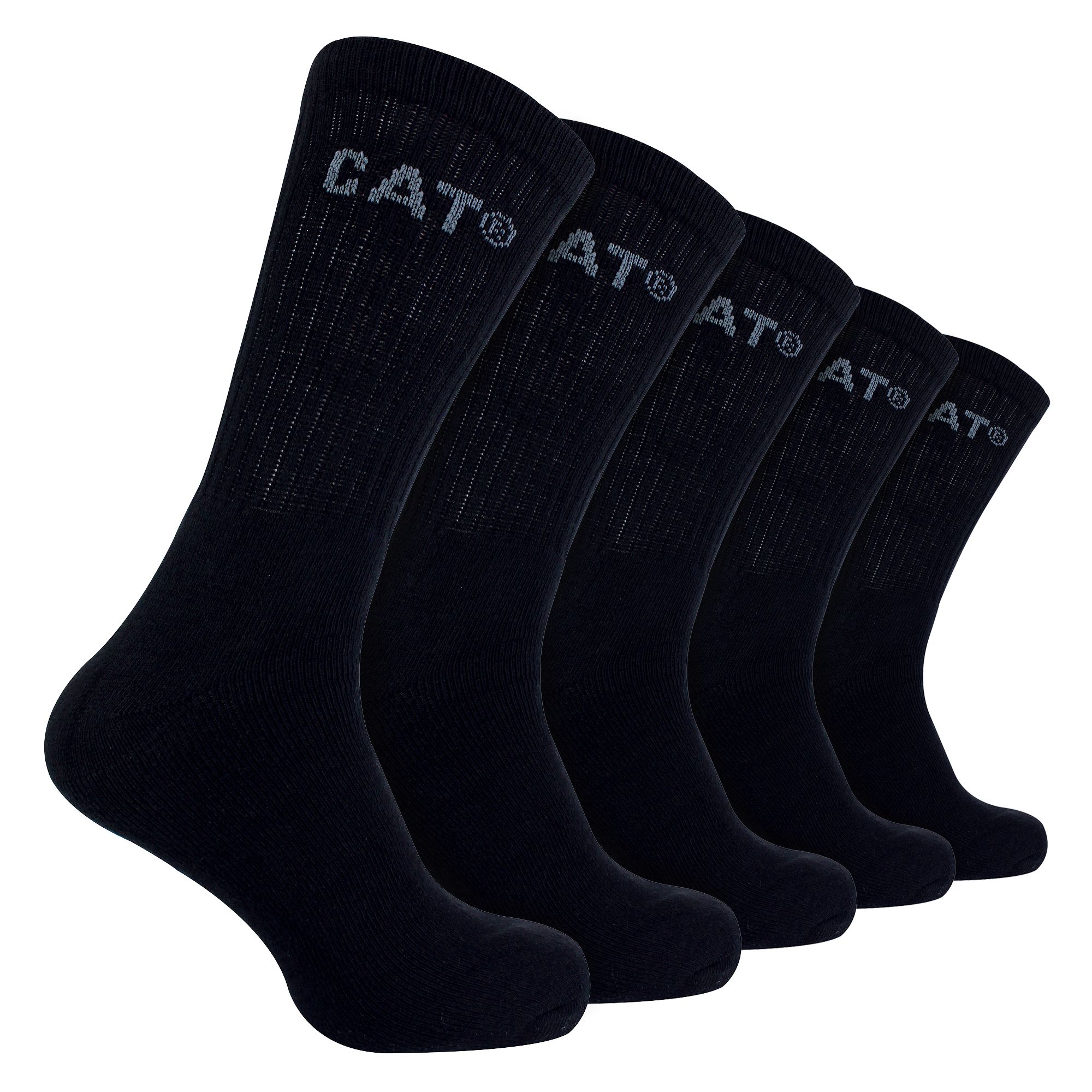 Mens 5 Pack Durable Cotton Performance Work Socks - Picture 2 of 11