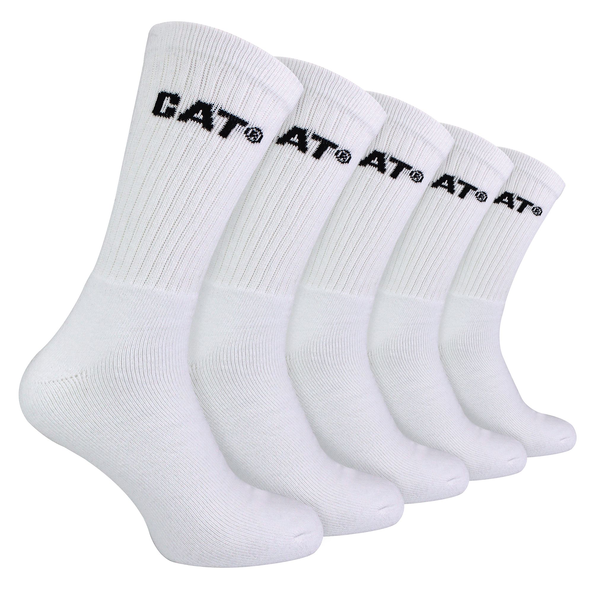 Mens 5 Pack Durable Cotton Performance Work Socks - Picture 7 of 11
