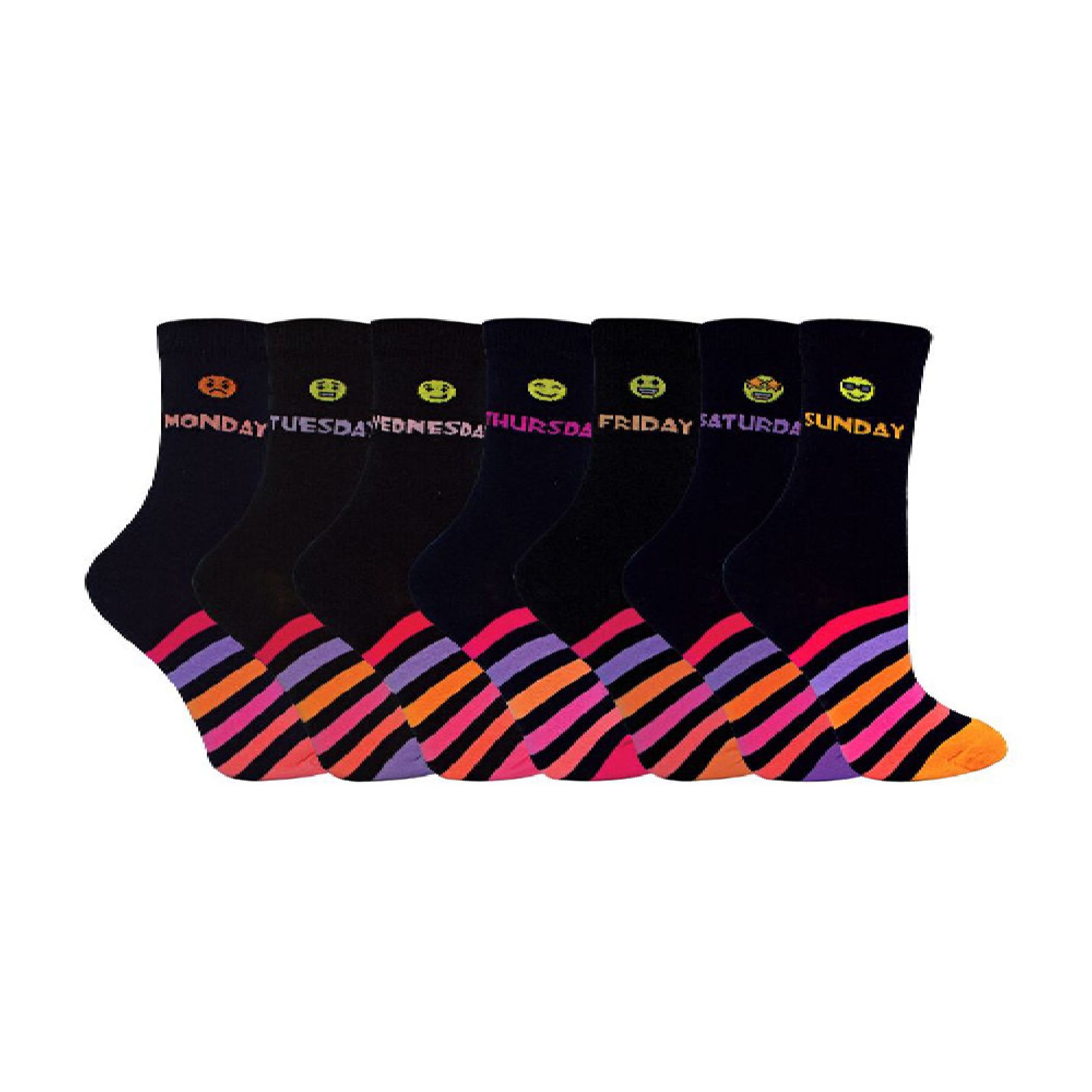 Calcetín Snob - Pack de 7 calcetines entre semana niños | Calcetines escolares niñas y niños - Imagen 7 de 11