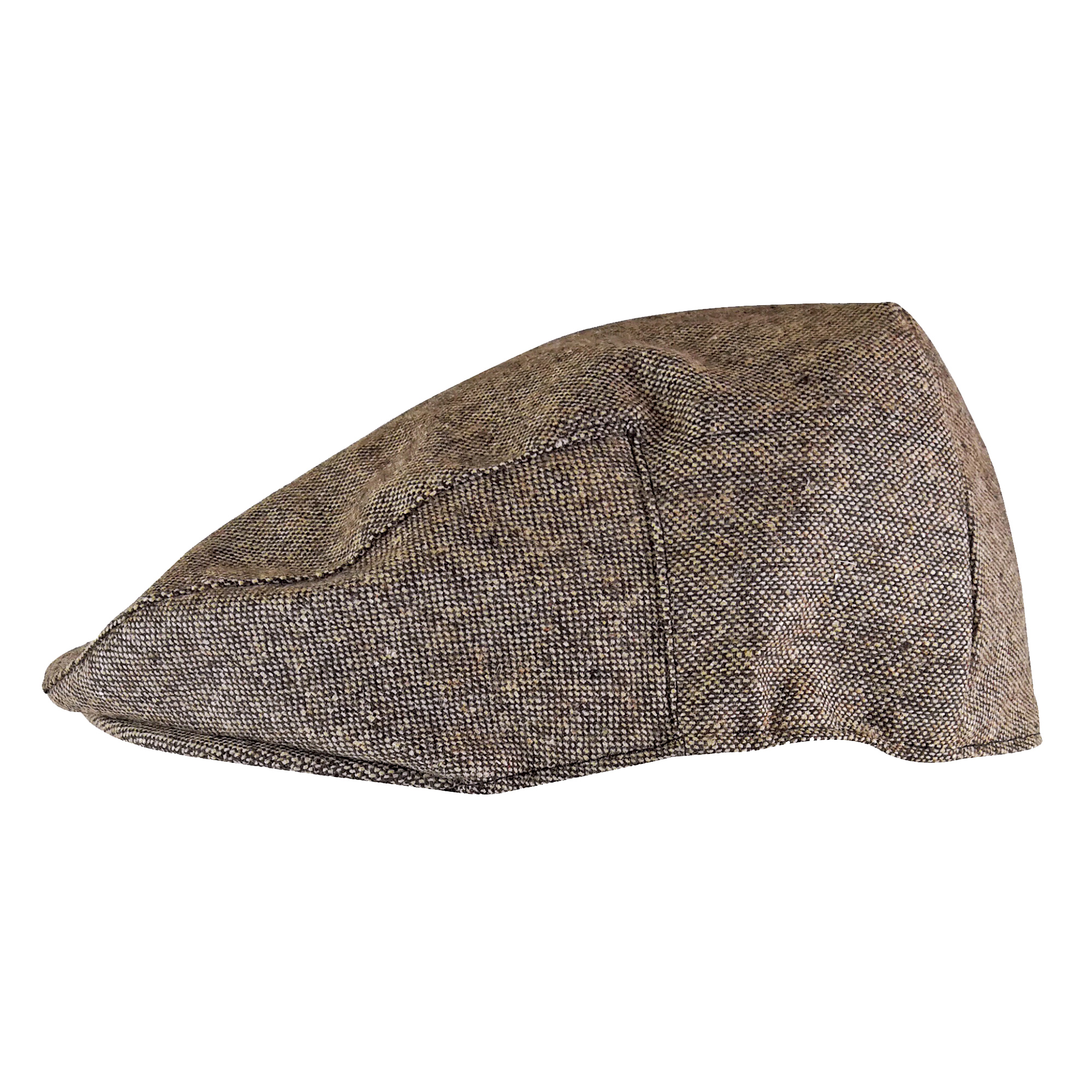 Casquette plate traditionnelle à carreaux en laine mélangée pour homme - Imagen 4 de 10