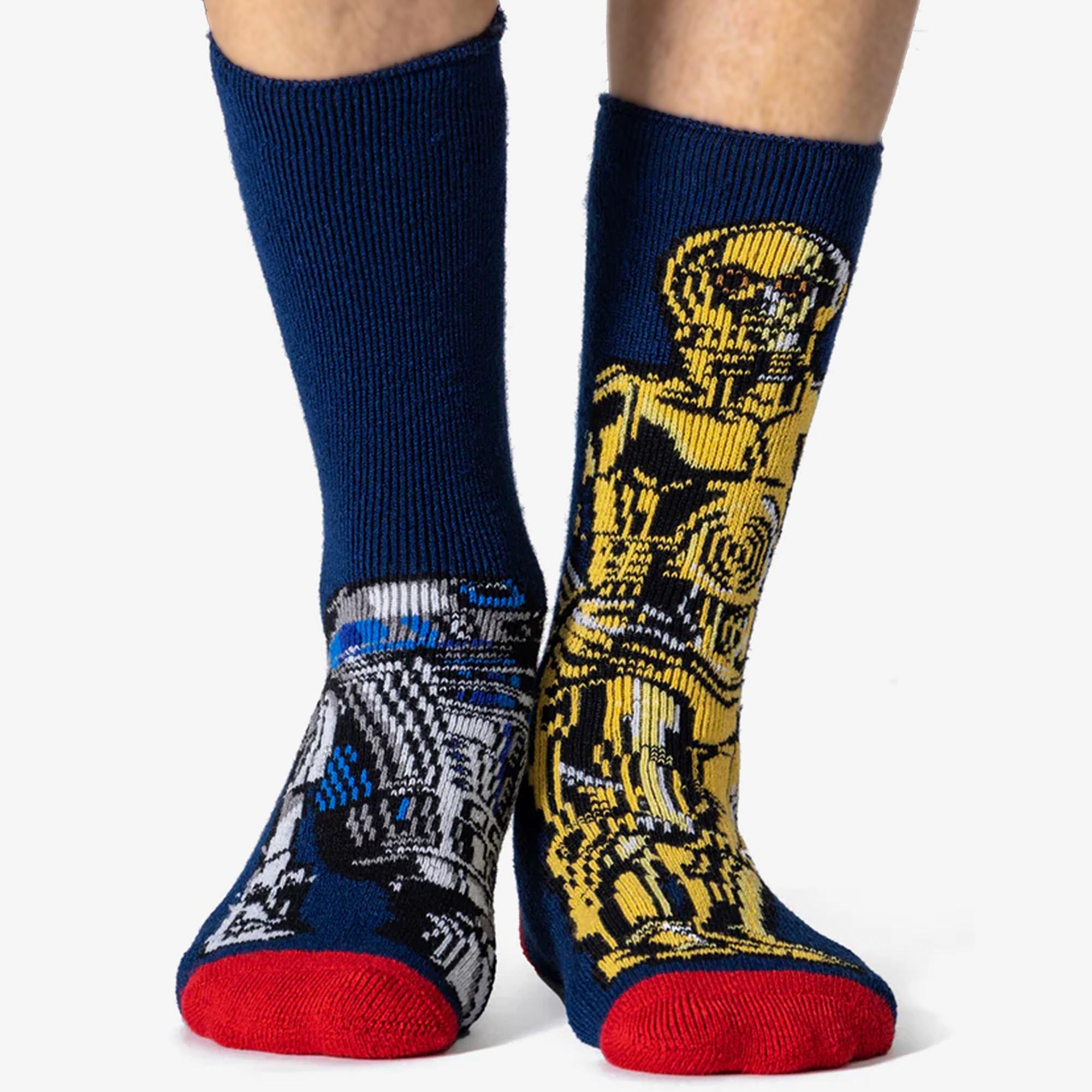 4 Pairs Kids Winter Lite Star Wars Socks: Thermal Fun Novelty Socks - Picture 4 of 6