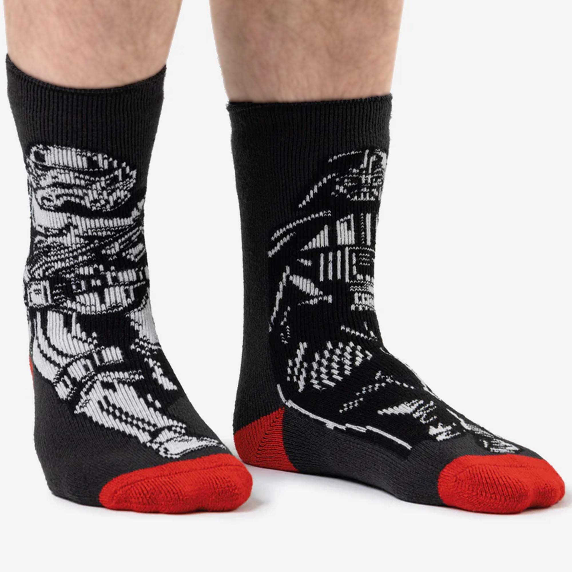 4 Pairs Kids Winter Lite Star Wars Socks: Thermal Fun Novelty Socks - Picture 5 of 6