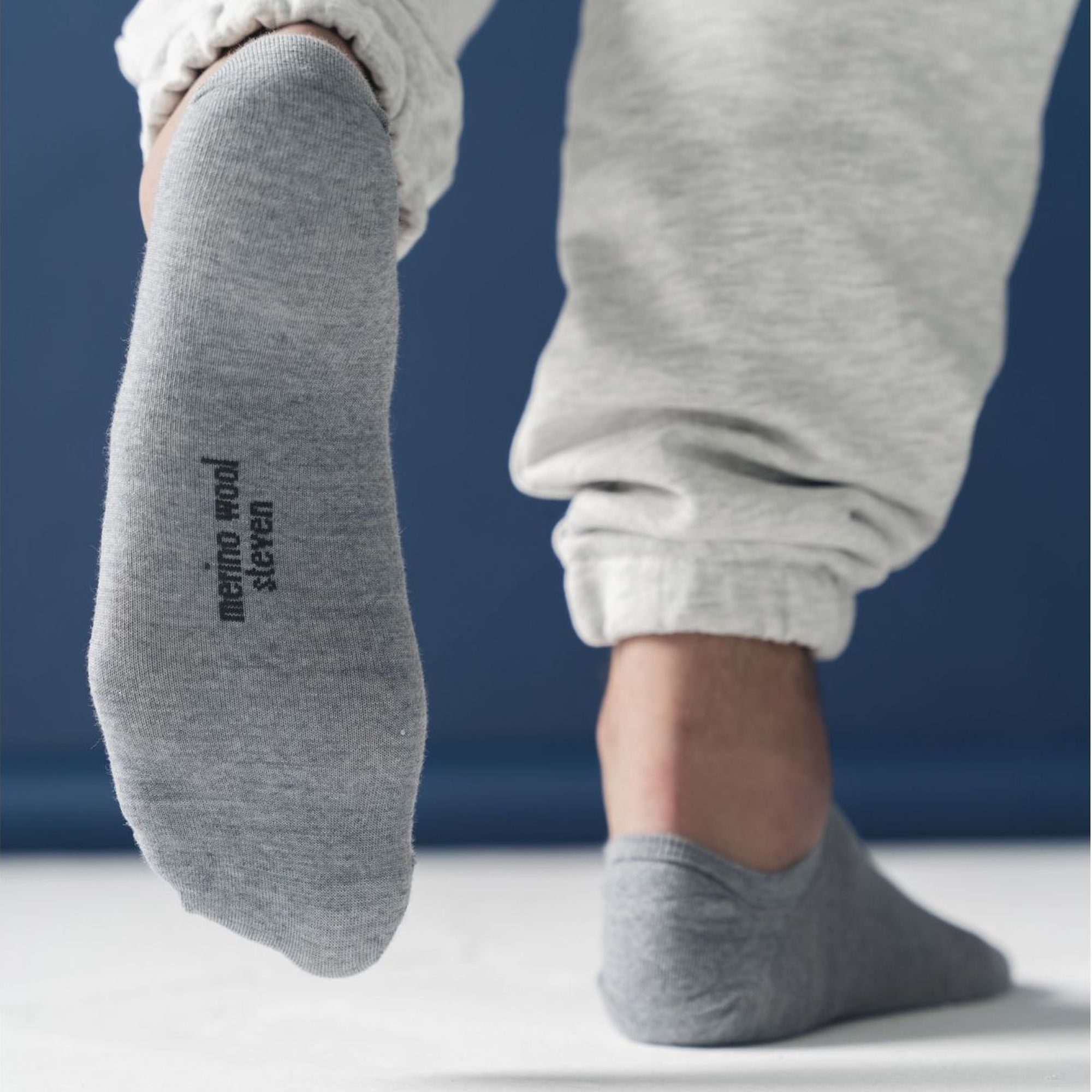Sneaker Socken Merinowolle Herren | Steven | Gepolstert Füsslinge Socken Kurz - Bild 20 von 21