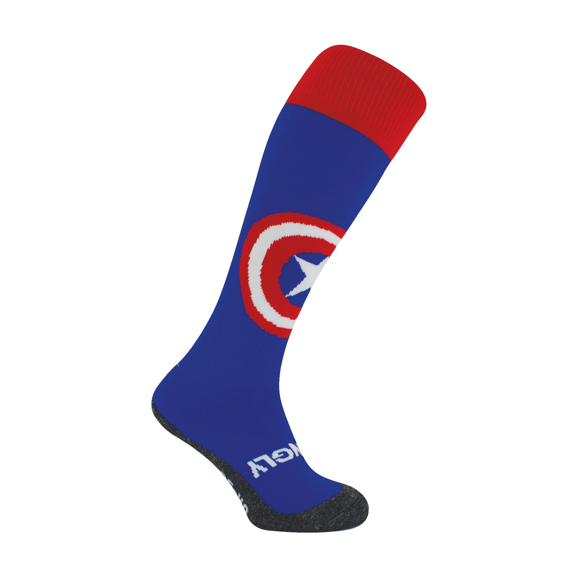 Hingly - Colorful Knee High Captain America Novelty Lacrosse / Hockey Socks - Picture 2 of 6