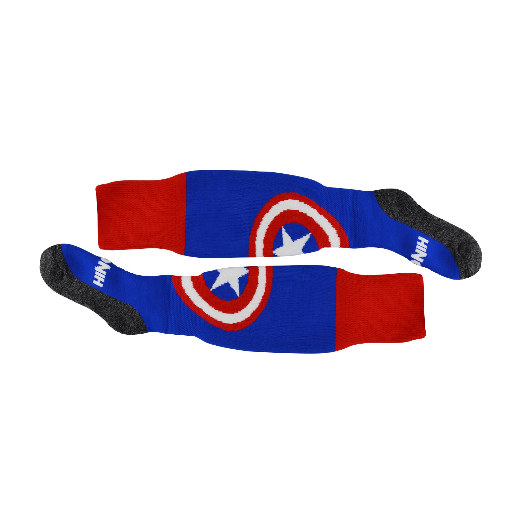 Hingly - Colorful Knee High Captain America Novelty Lacrosse / Hockey Socks - Picture 3 of 6