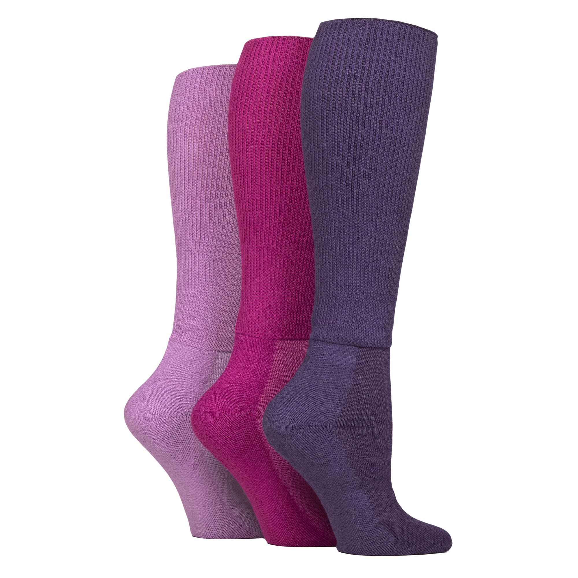 3er Pack Kniestrümpfe Diabetiker Socken Ohne Gummi für Geschwollene Füße | IOMI - Bild 12 von 26