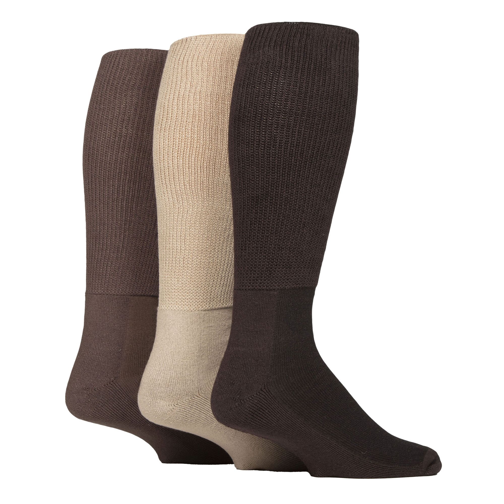 3er Pack Kniestrümpfe Diabetiker Socken Ohne Gummi für Geschwollene Füße | IOMI - Bild 17 von 26