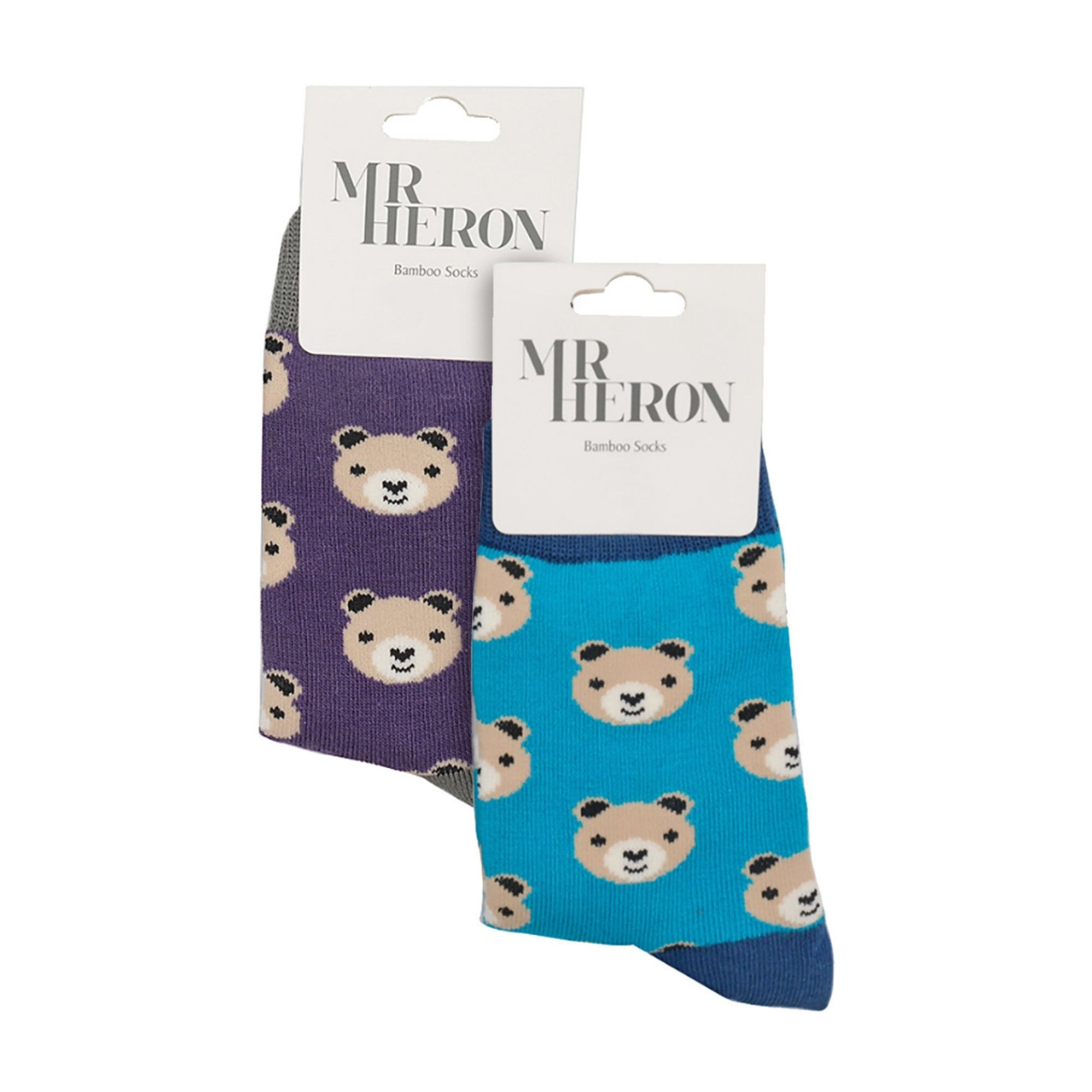2 Pack Boys Animal Pattern Soft Breathable Bamboo Socks - Picture 39 of 41