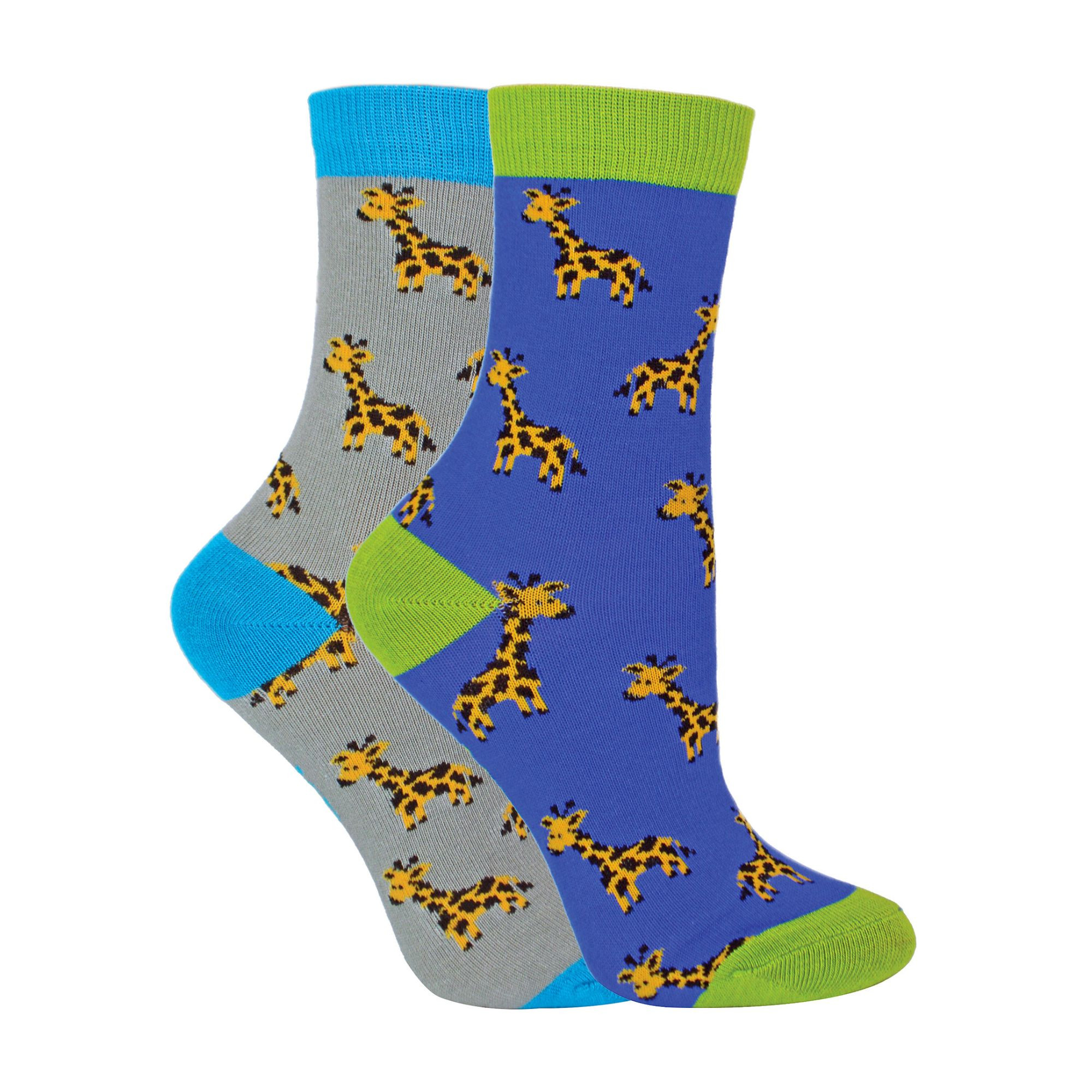 2 Pack Boys Animal Pattern Soft Breathable Bamboo Socks - Picture 26 of 41