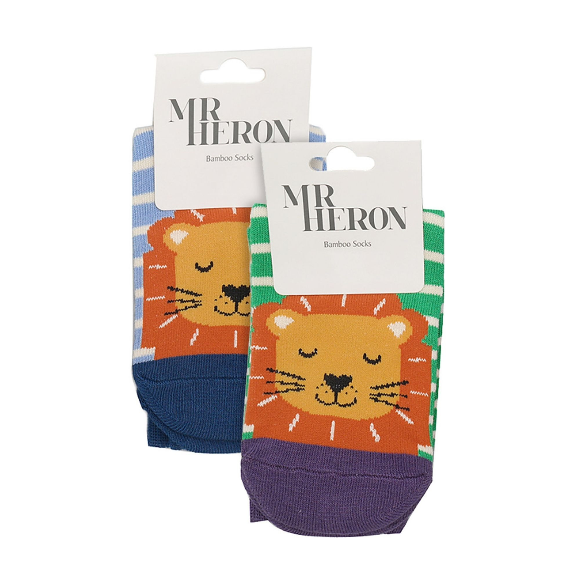 2 Pack Boys Animal Pattern Soft Breathable Bamboo Socks - Picture 23 of 41