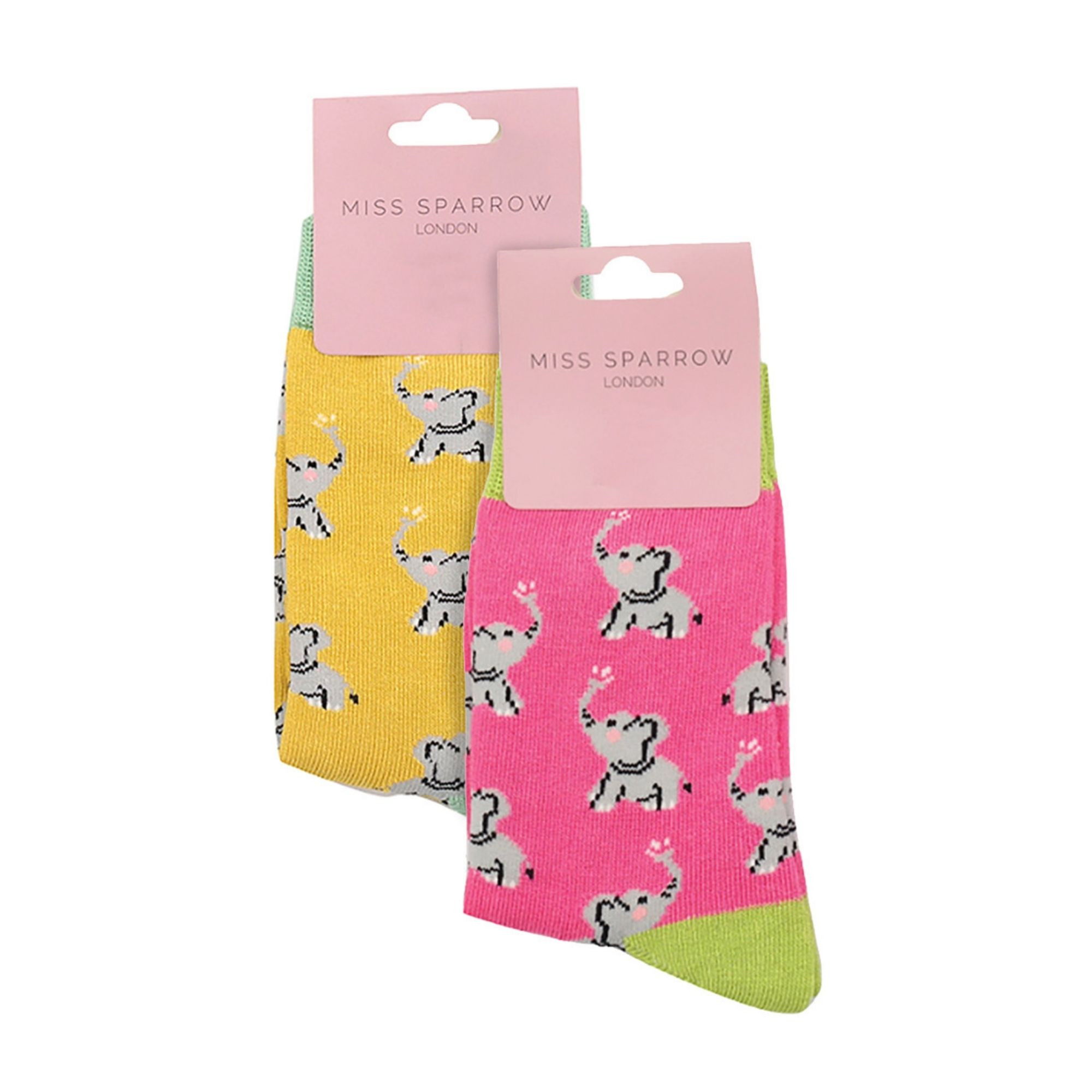 2 Pack Girls Animal Pattern Soft Breathable Bamboo Socks - Picture 39 of 45