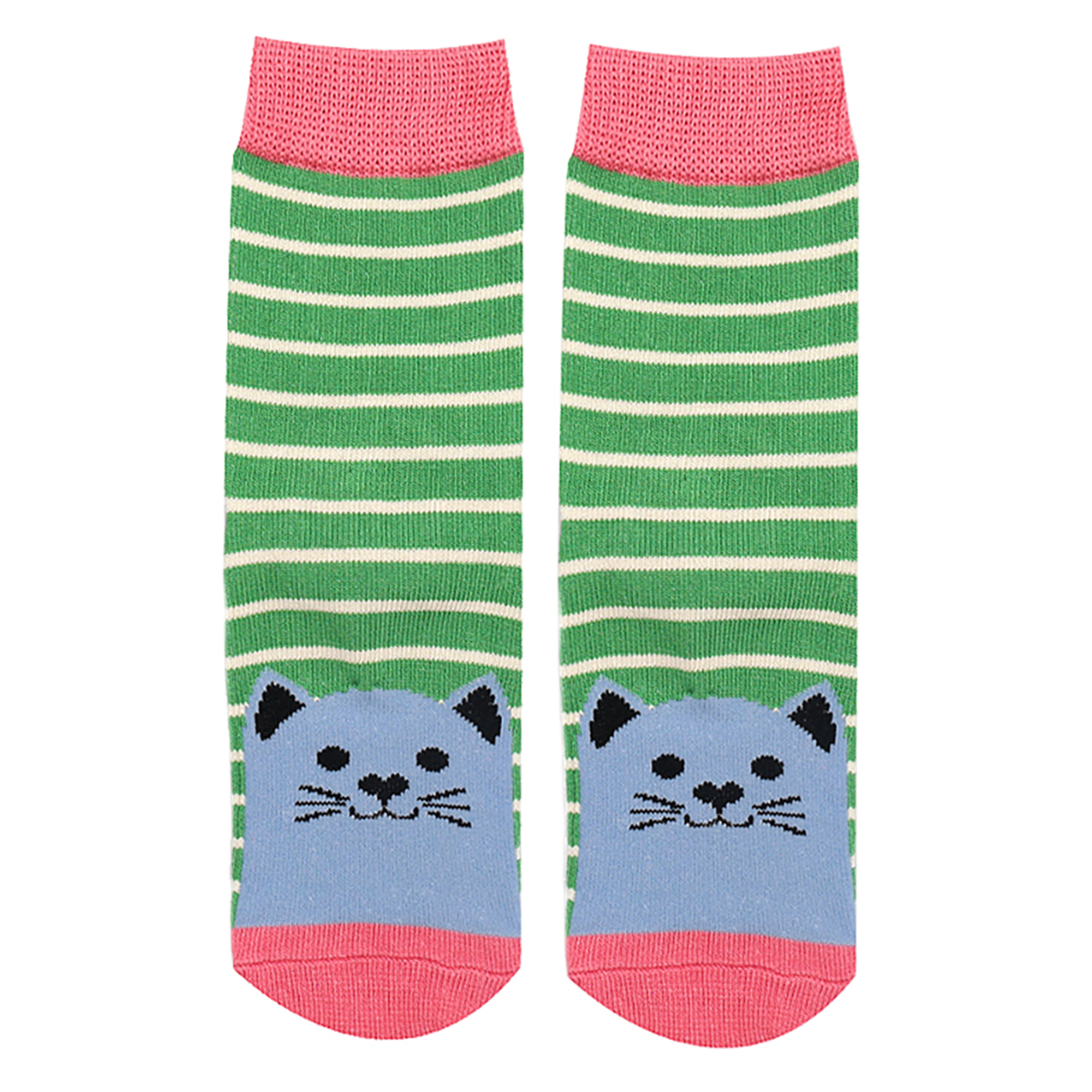 2 Pack Girls Animal Pattern Soft Breathable Bamboo Socks - Picture 29 of 45