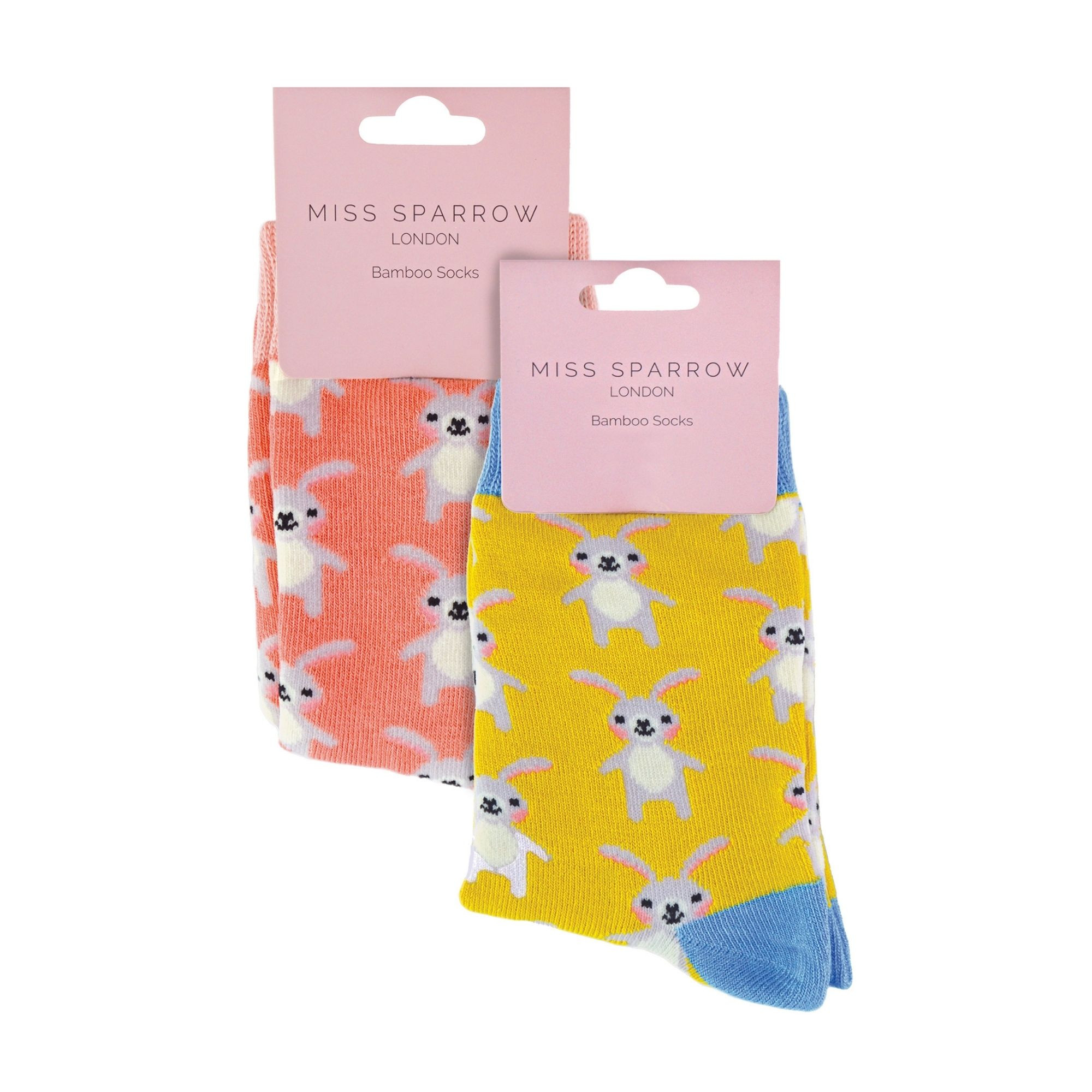 2 Pack Girls Animal Pattern Soft Breathable Bamboo Socks - Picture 19 of 45