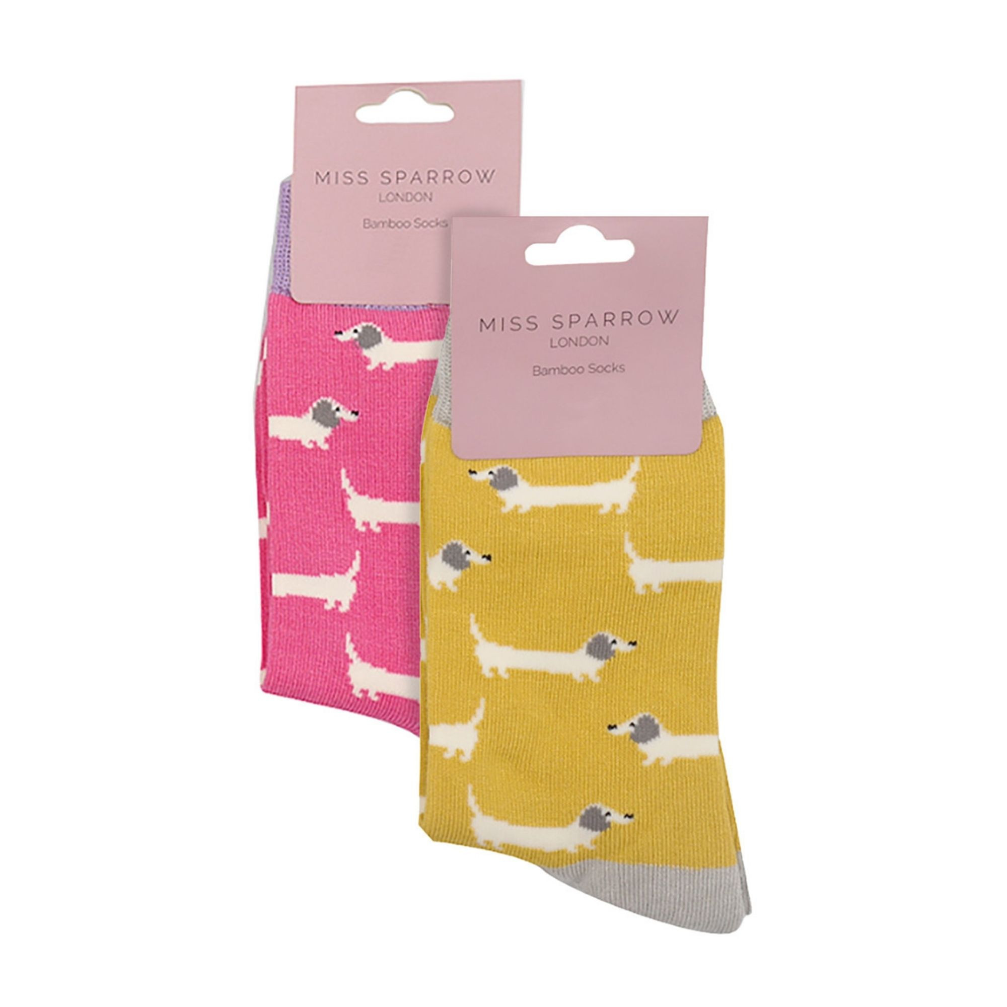 2 Pack Girls Animal Pattern Soft Breathable Bamboo Socks - Picture 15 of 45