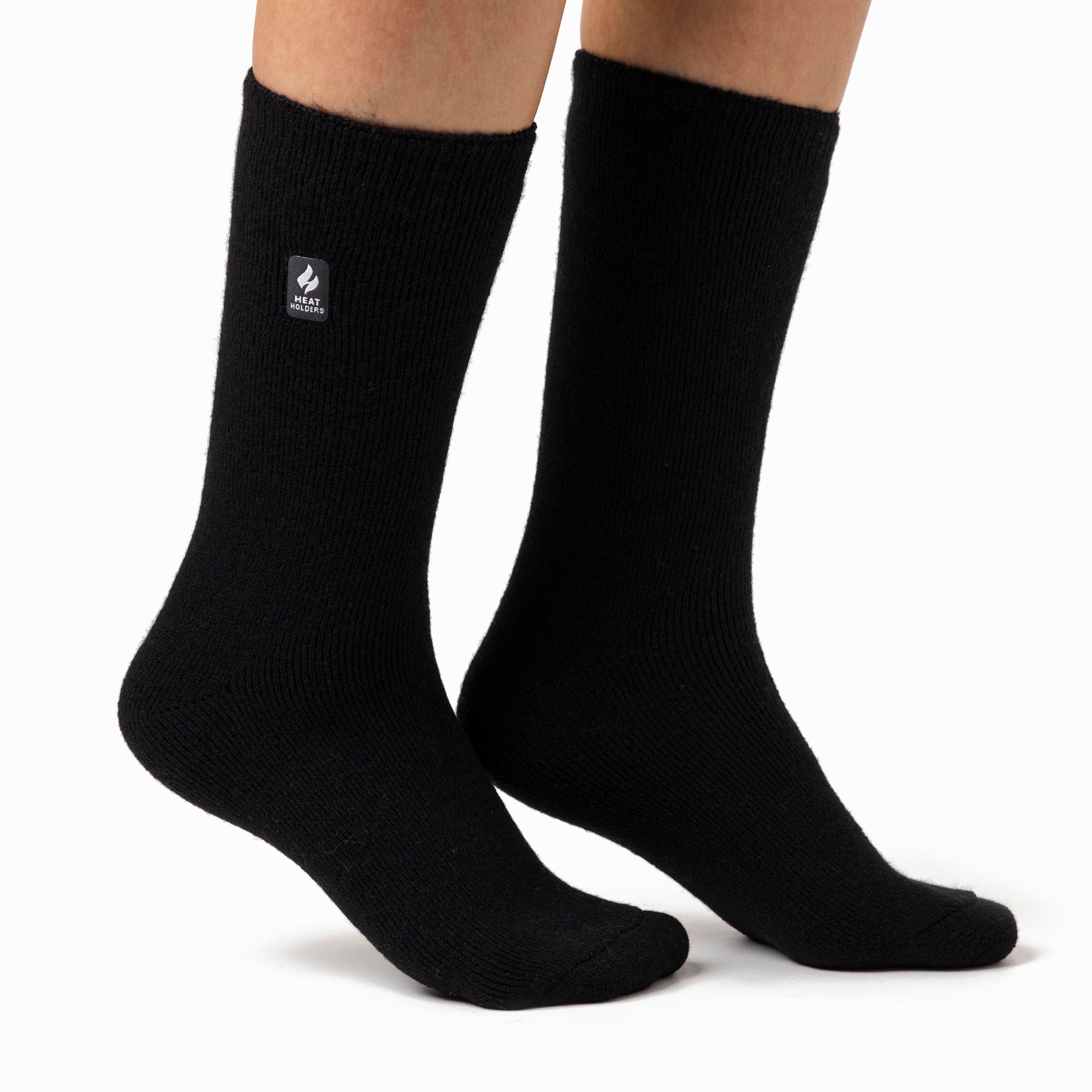 Ladies Lite Thin Winter Plain Colour Thermal Socks