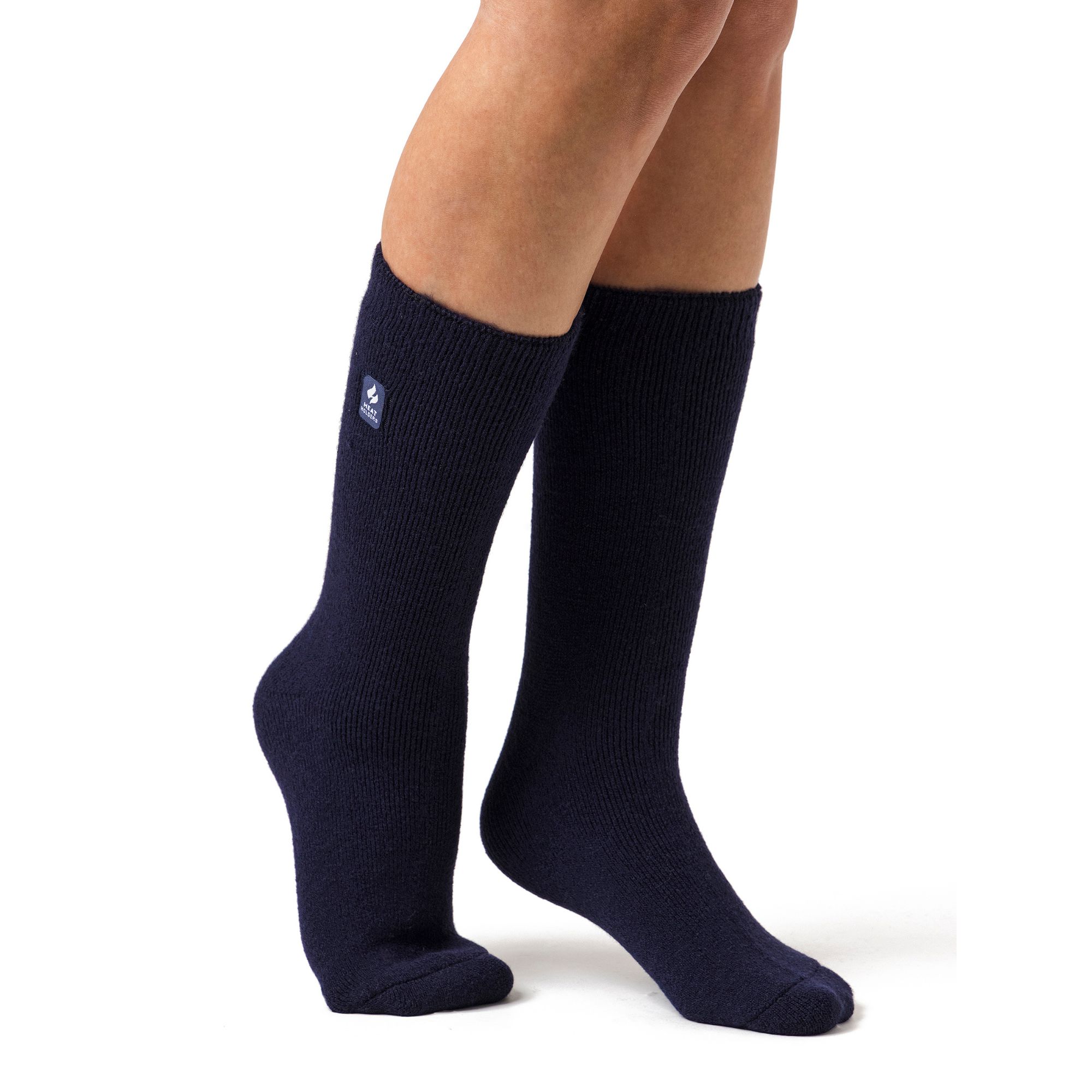 Ladies Lite Thin Winter Plain Colour Thermal Socks