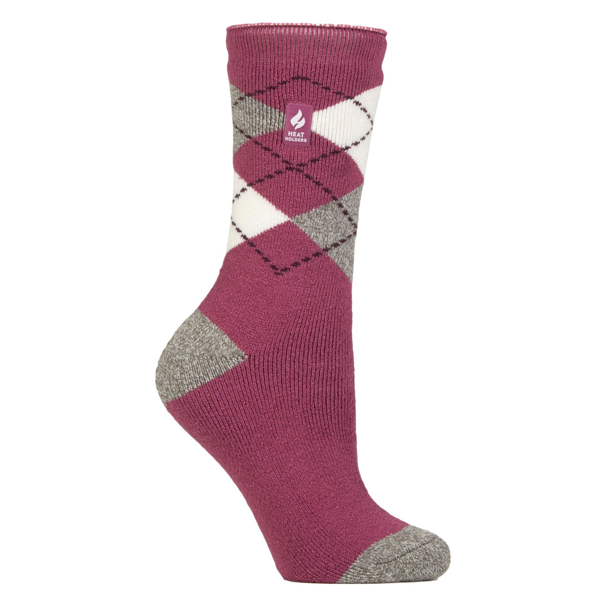 Ladies Thermal Lite Patterned Socks