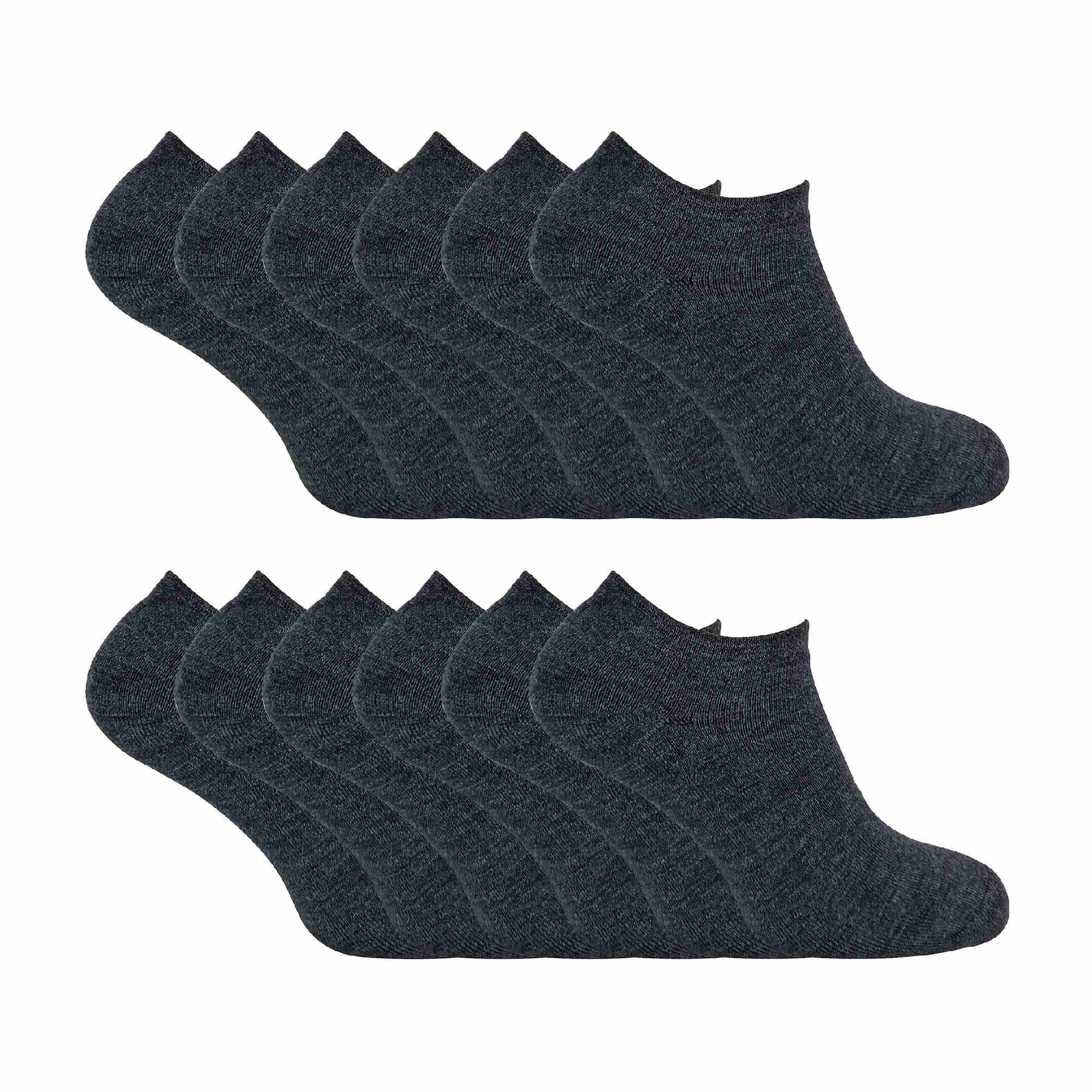12 Paar Multipack Herren Thermo Low Cut Sneaker Socken | Winter unsichtbare Socken - Bild 7 von 21