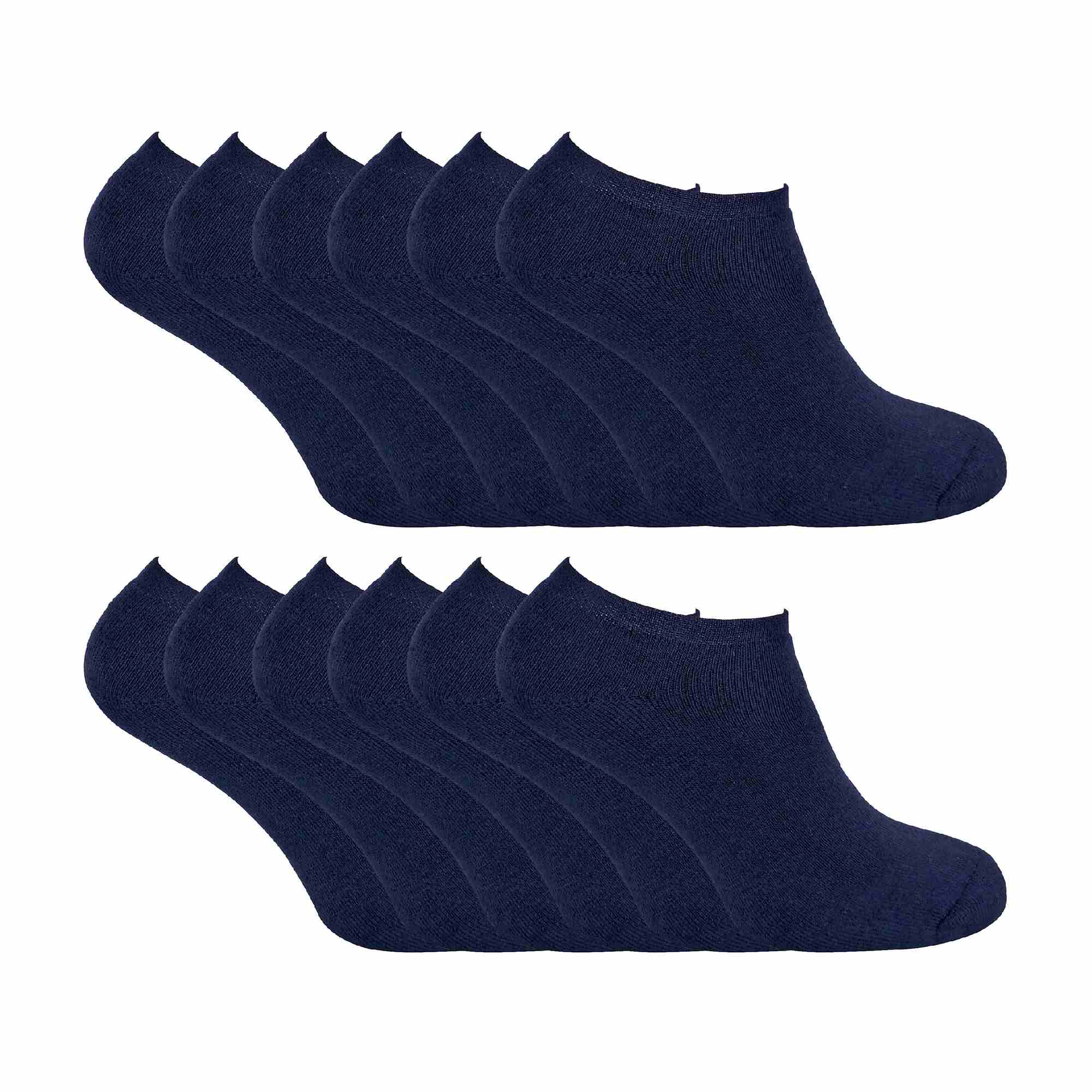 12 Paar Multipack Herren Thermo Low Cut Sneaker Socken | Winter unsichtbare Socken - Bild 17 von 21
