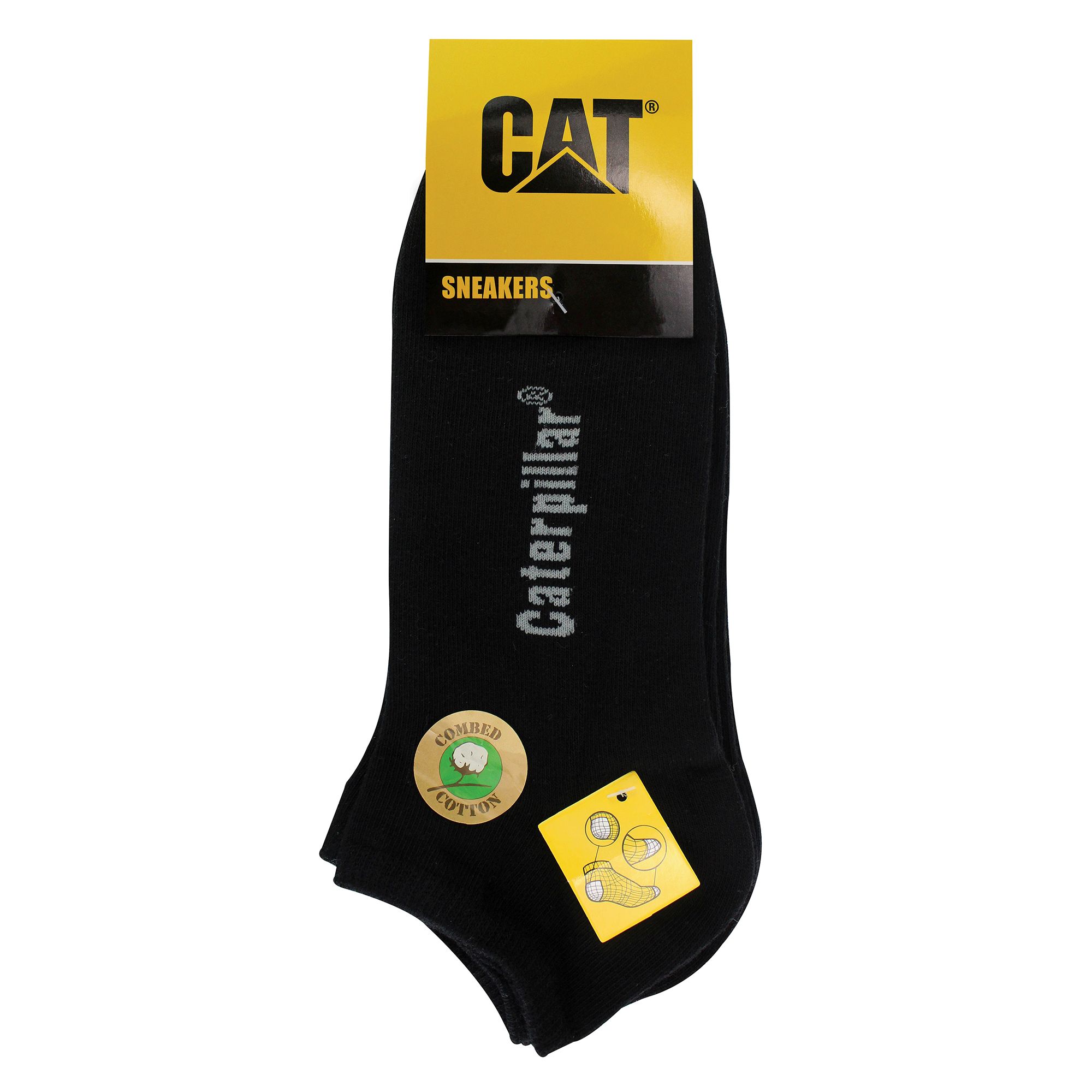 Mens 5 Pack Cotton Rich Trainer Work Socks - Picture 3 of 16