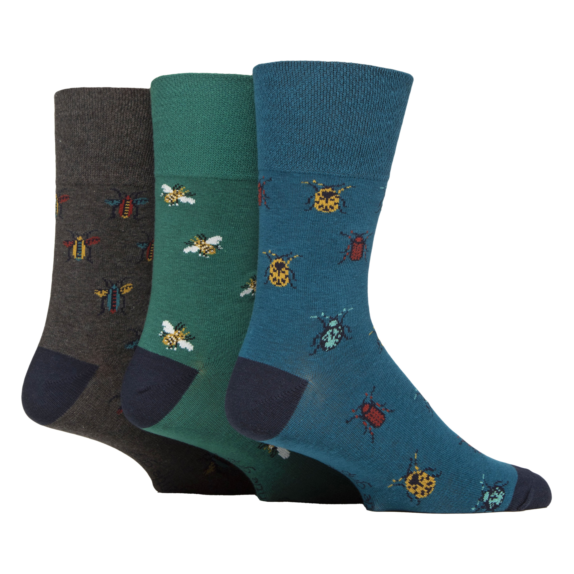 Gentle Grip - 6 Paar Damen Ohne Gummi Diabetiker Druckfreie Socken - Bild 7 von 7