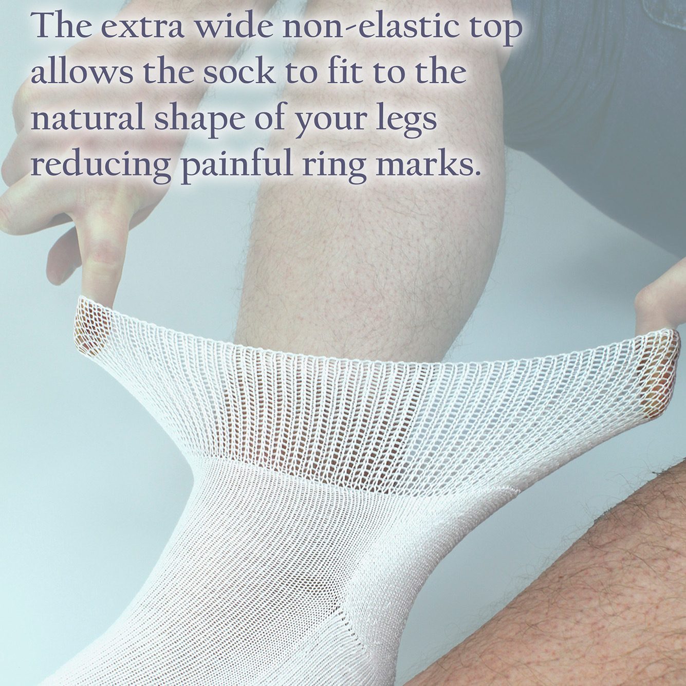 4 Pack Non Slip Diabetic Ankle Socks | Dr.Socks | Wide Bamboo Socks With Grips - Picture 10 of 11