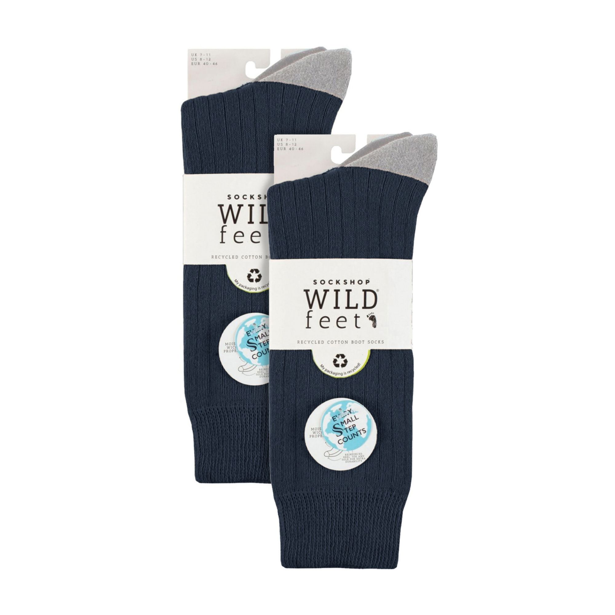 6 Pairs Mens Multipack Outdoor Cotton Boot Socks for Ultimate Hiking Comfort - Picture 6 of 10