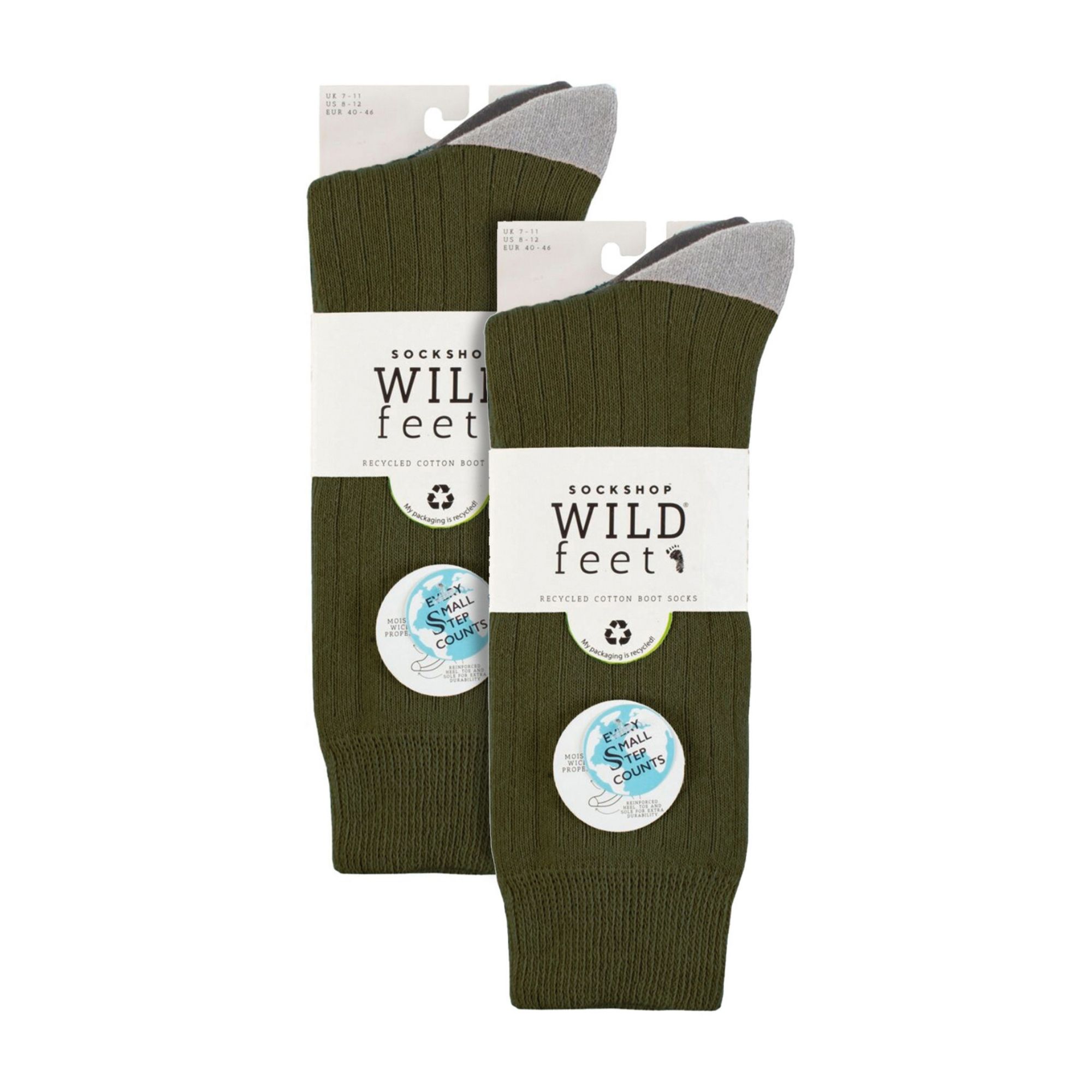 6 Pairs Mens Multipack Outdoor Cotton Boot Socks for Ultimate Hiking Comfort - Picture 9 of 10
