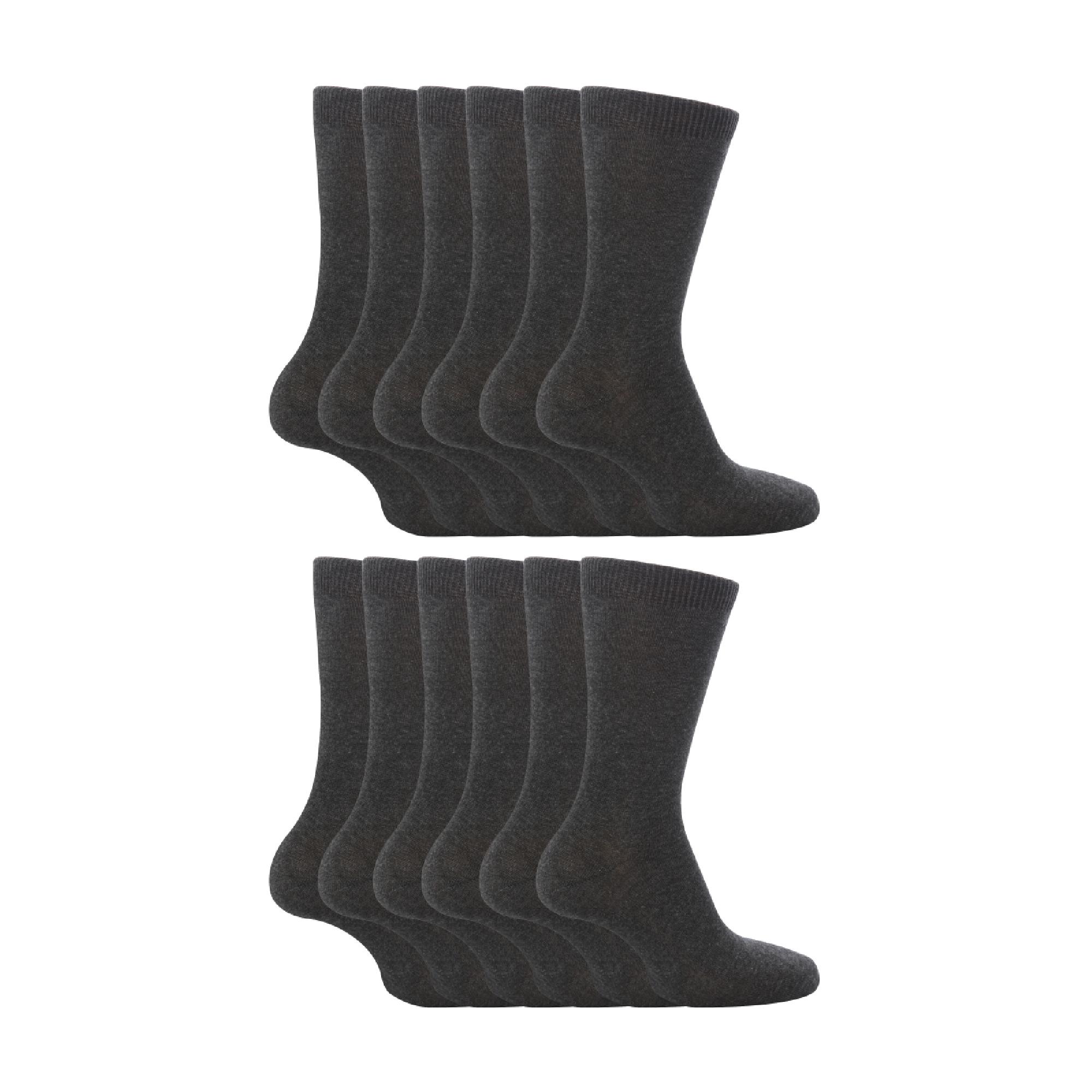 12 Pairs Multipack Kids Plain School Socks | Sock Snob | Cotton Rich Socks - Picture 7 of 21