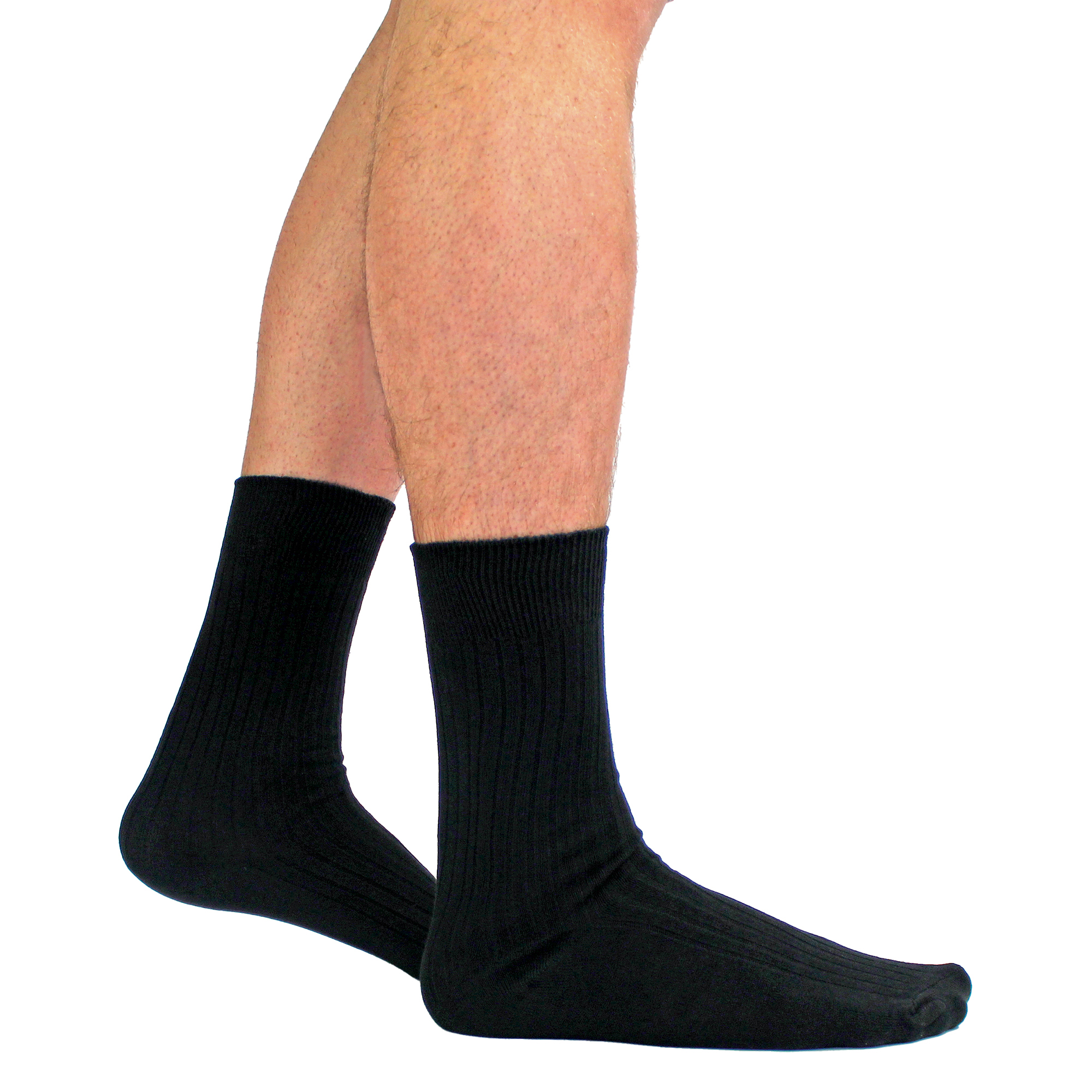 24 Pairs Multipack Mens Ultimate Comfort 100% Cotton Socks - Picture 4 of 16