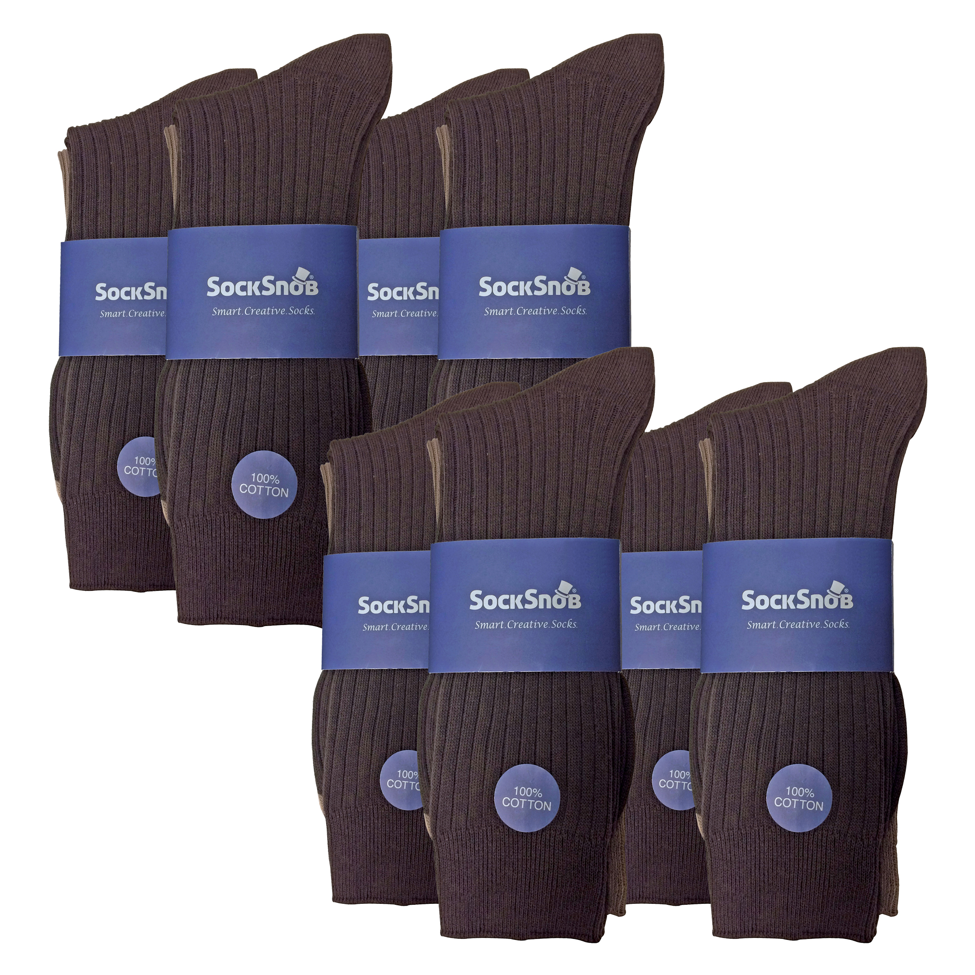 24 Pairs Multipack Mens Ultimate Comfort 100% Cotton Socks - Picture 13 of 16