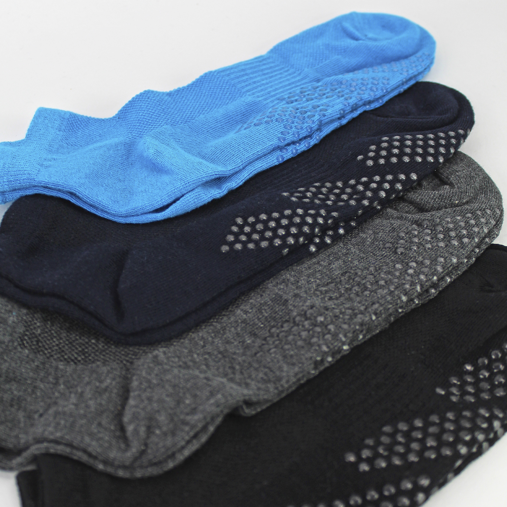 6er Pack Herren Yoga Pilates Antirutsch Socken | Atmungsaktiv Gepolsterte Gym Socken - Bild 5 von 9