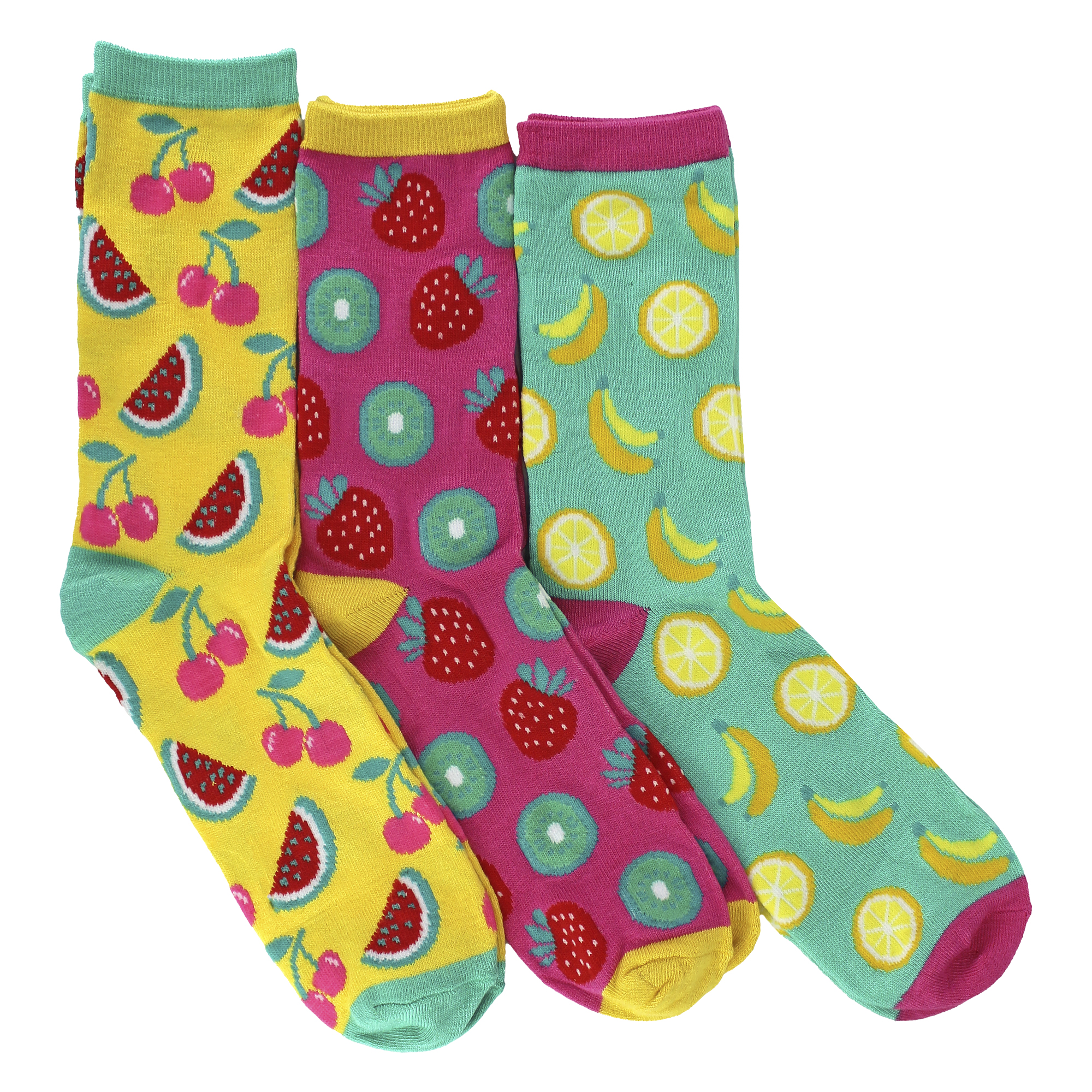 Paquete de 6 calcetines de diseño de alimentos novedosos para damas | Divertidos calcetines de bambú coloridos - Imagen 6 de 6
