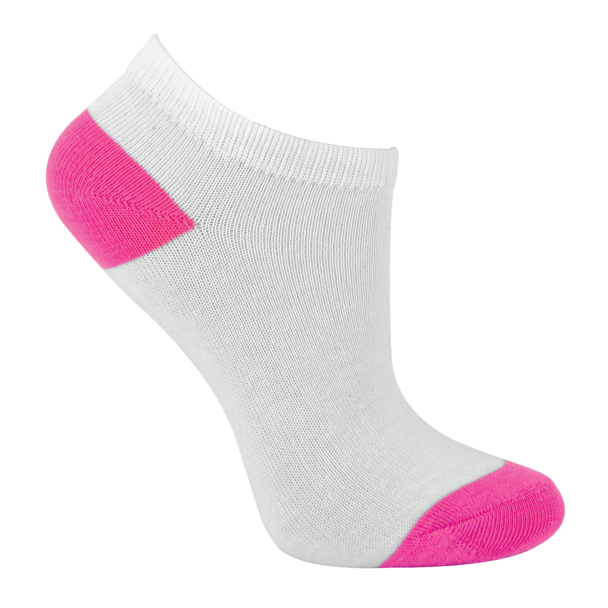 12 Pair Girls Bamboo Soft White Ankle Trainer Socks with Reinforced Heel and Toe - Picture 4 of 6