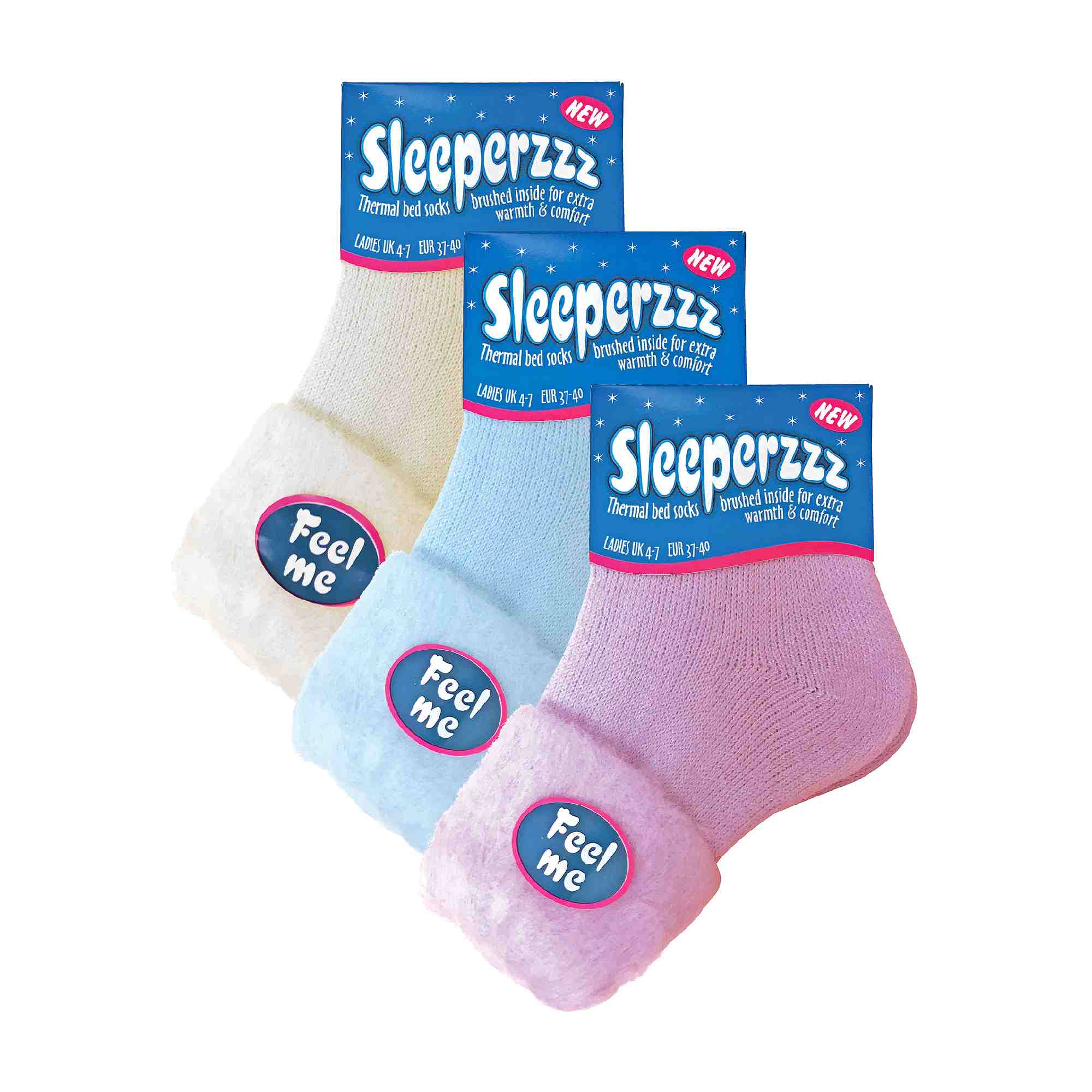 3 Pack Ladies Soft Warm Winter Bed Socks