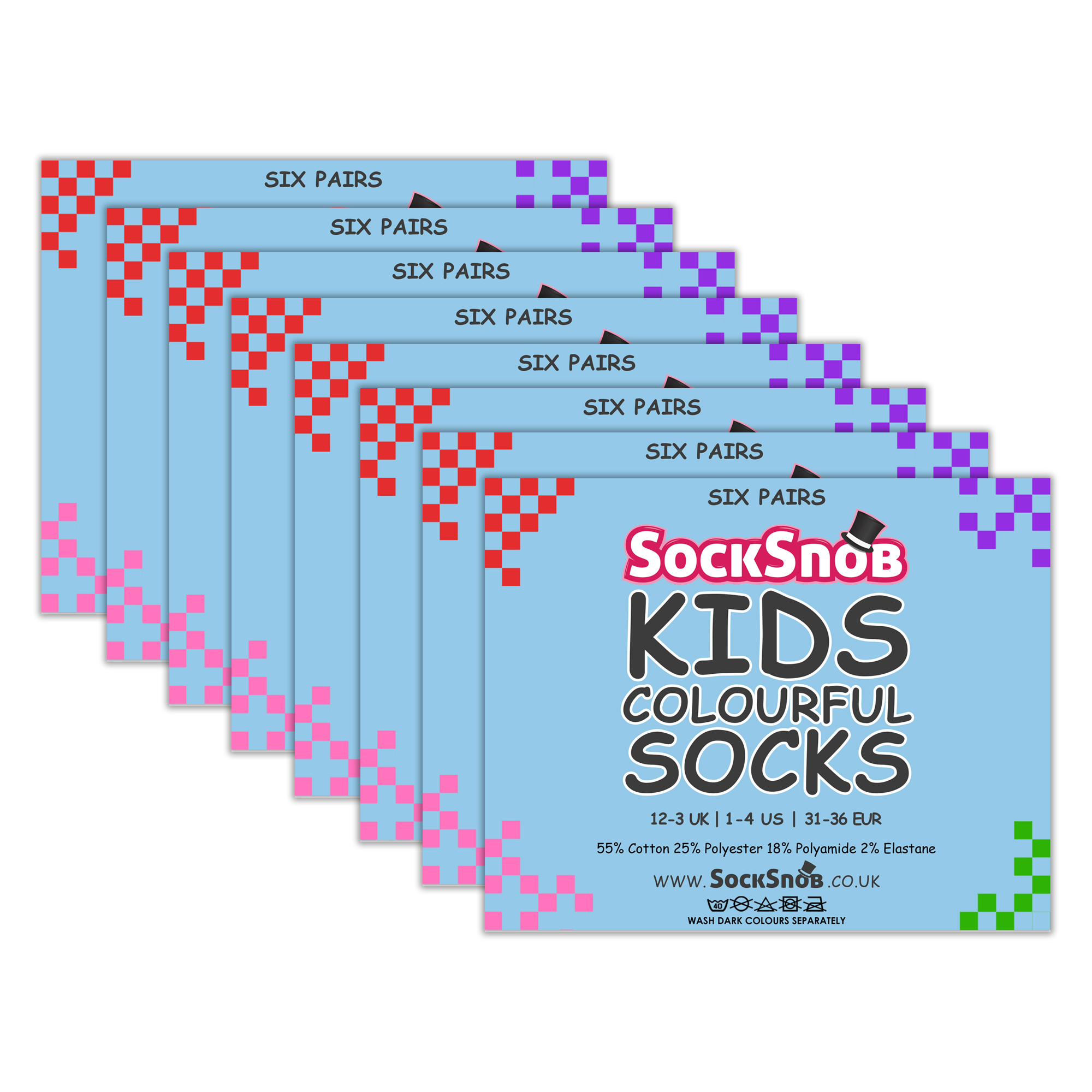 Lot of 48 Pairs Rich Cotton Socks for Kids - Picture 13 of 21