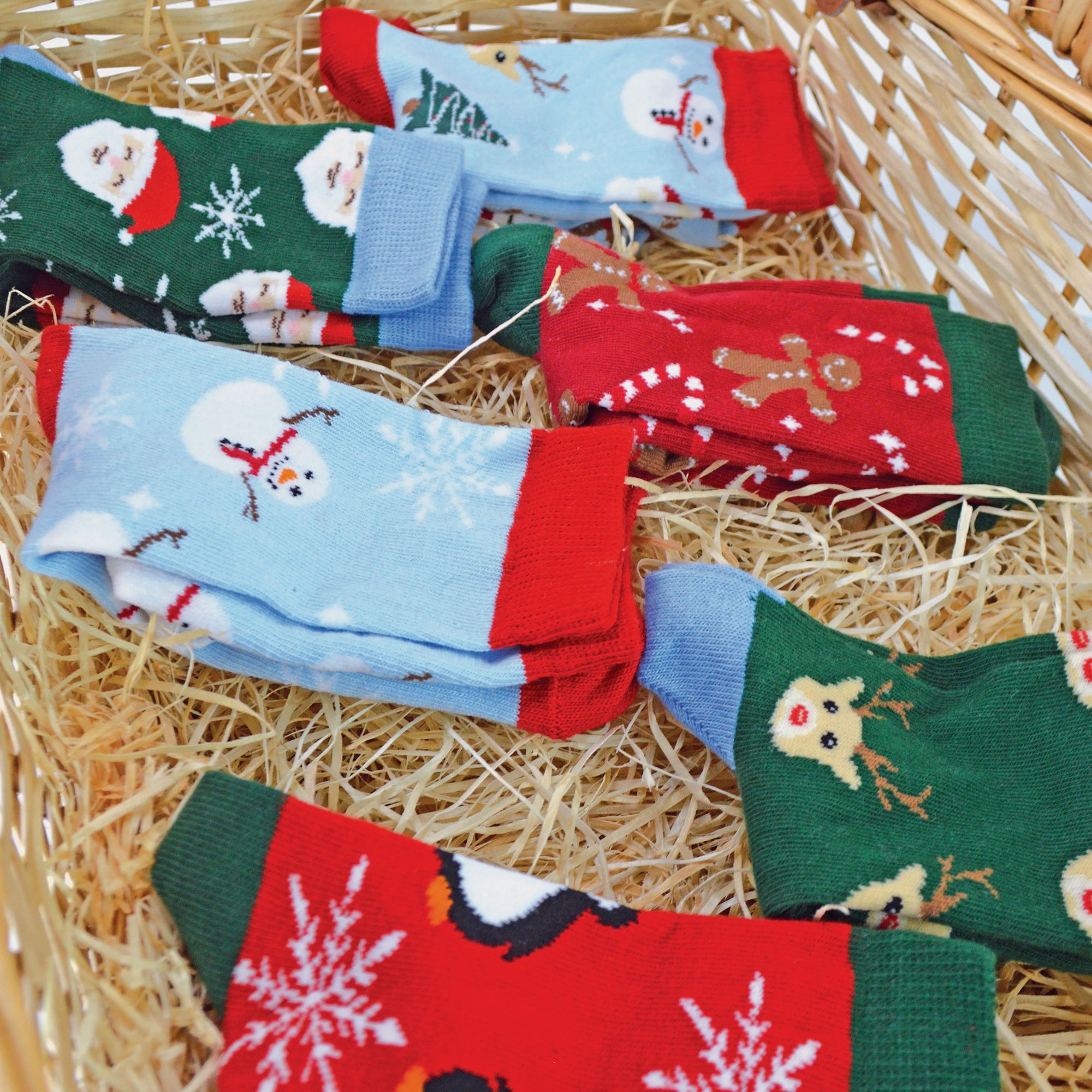 Novelty Kids Christmas Socks | Sock Snob | Cotton Funny Pattern Xmas Gift Socks - Picture 11 of 16