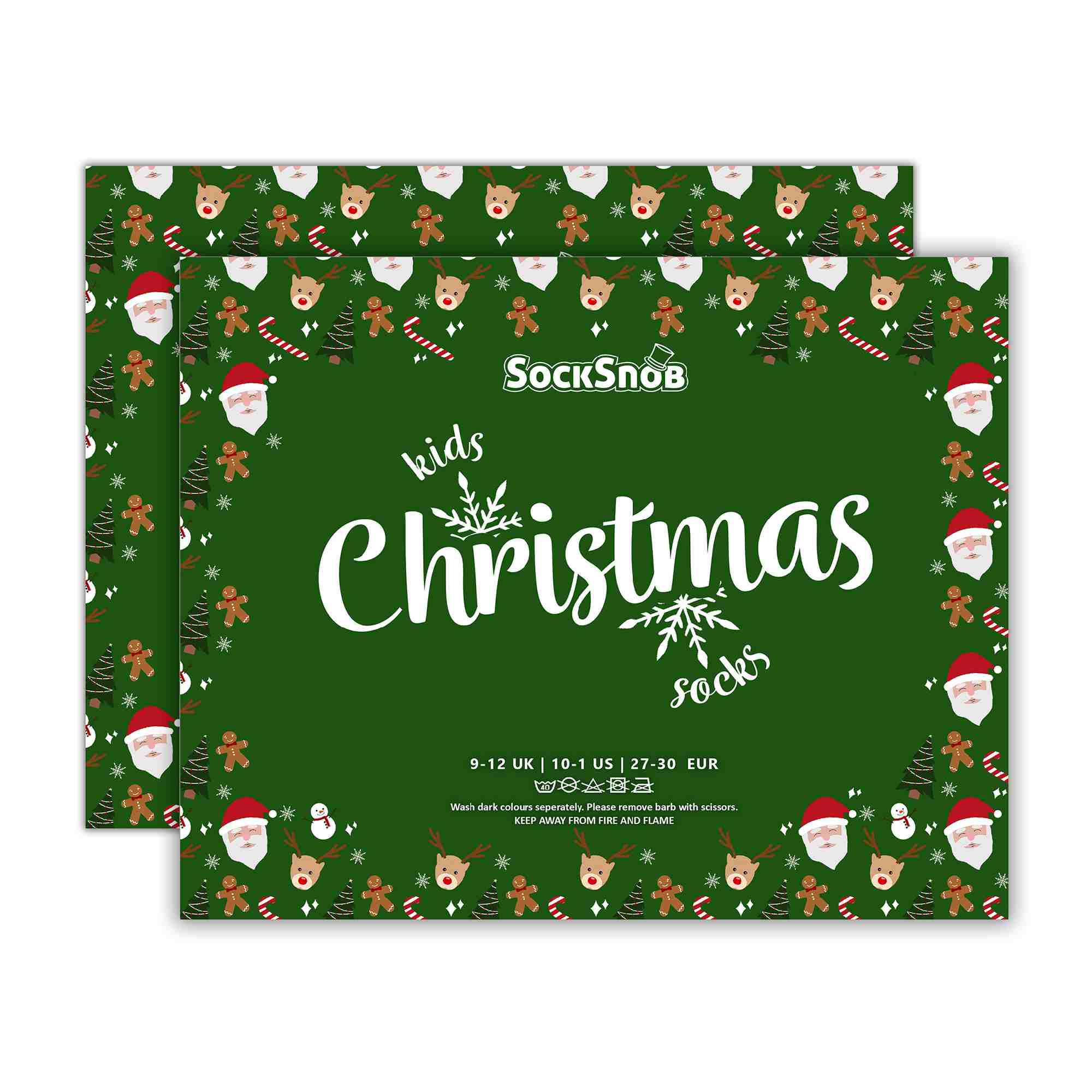 Novelty Kids Christmas Socks | Sock Snob | Cotton Funny Pattern Xmas Gift Socks - Picture 8 of 16