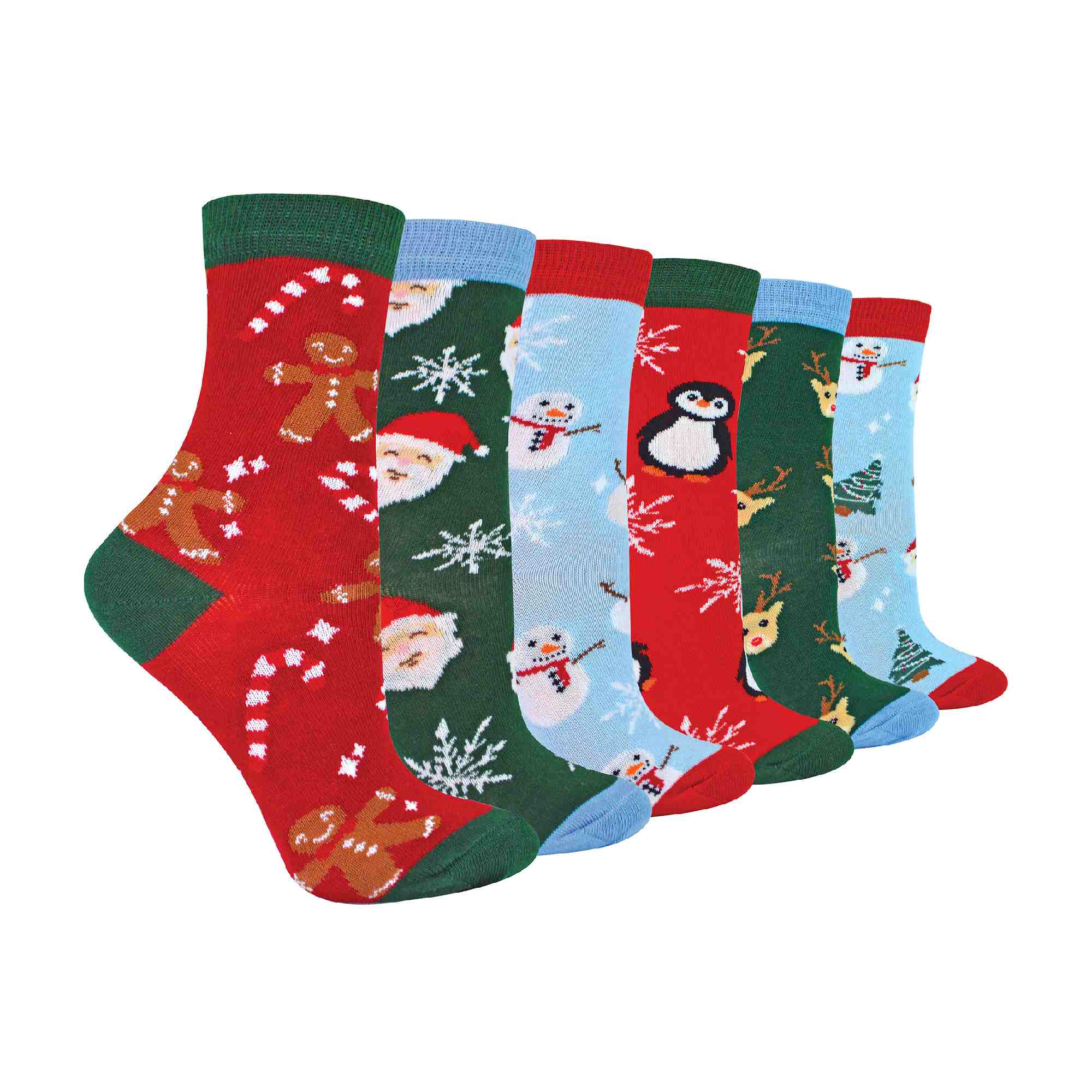 Novelty Kids Christmas Socks | Sock Snob | Cotton Funny Pattern Xmas Gift Socks - Picture 2 of 16